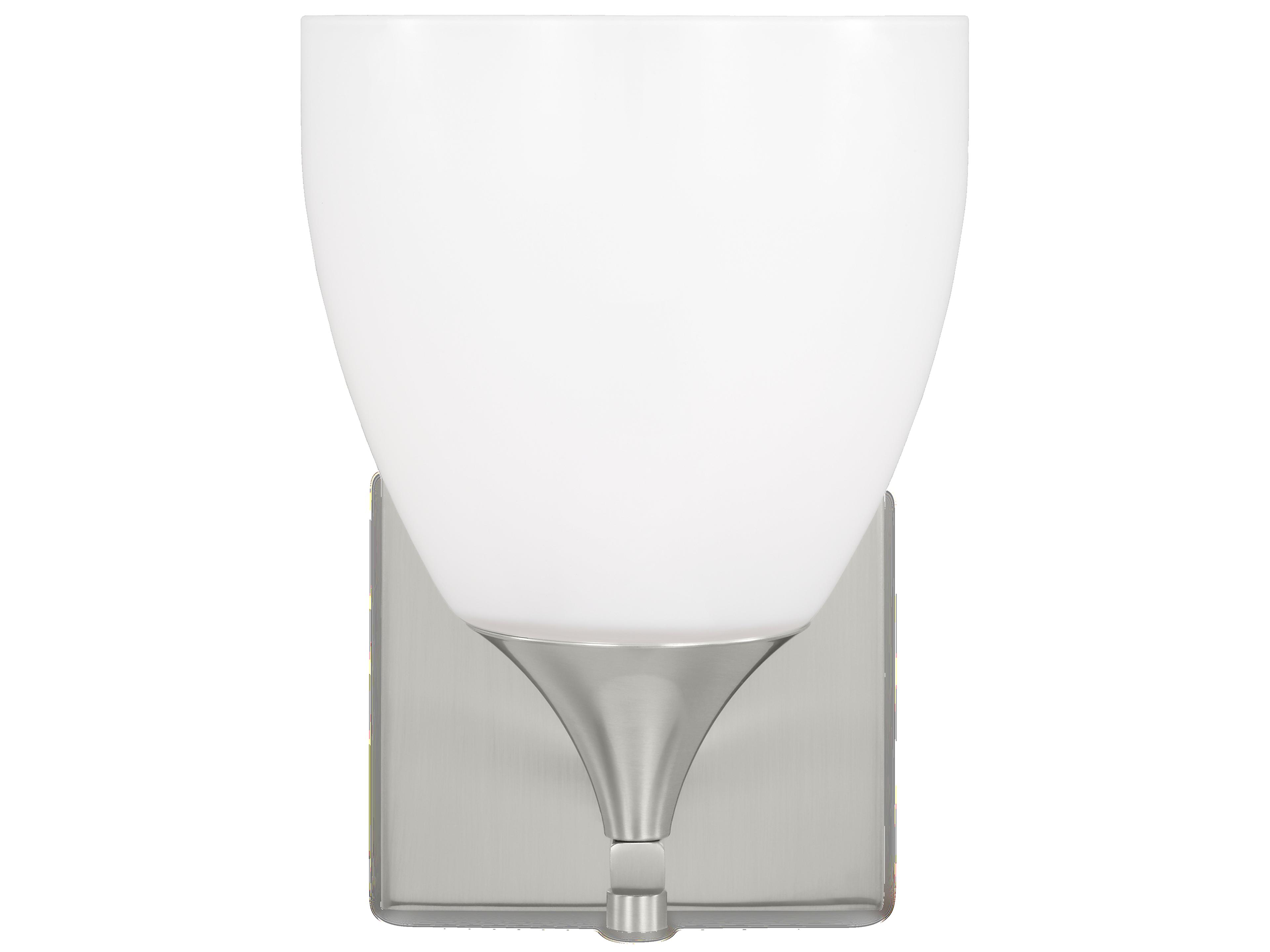 Visual Comfort Studio Toffino 1-Light Brushed Steel Wall Sconce