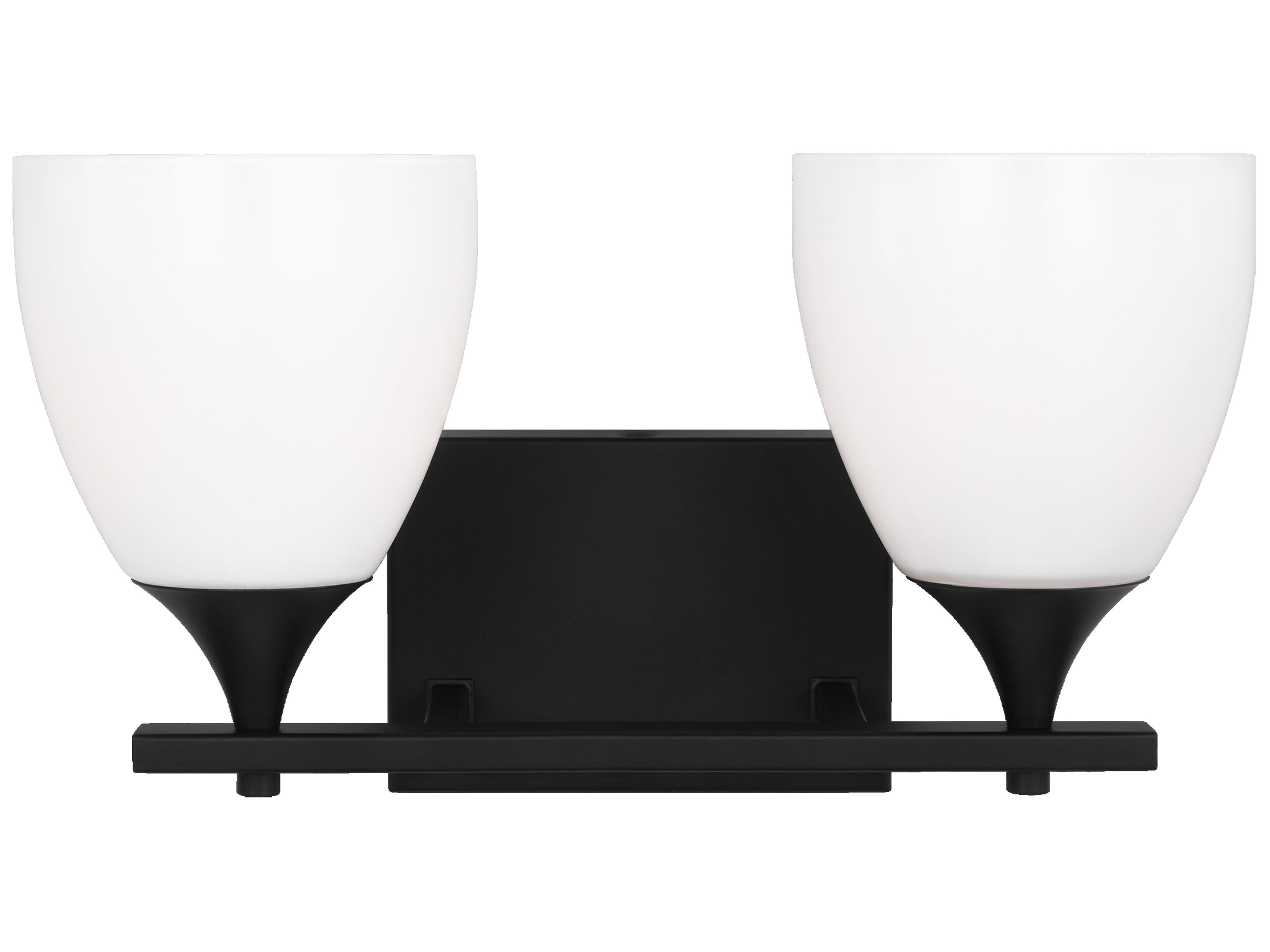 Visual Comfort Studio Toffino 2-Light Midnight Black Vanity Light