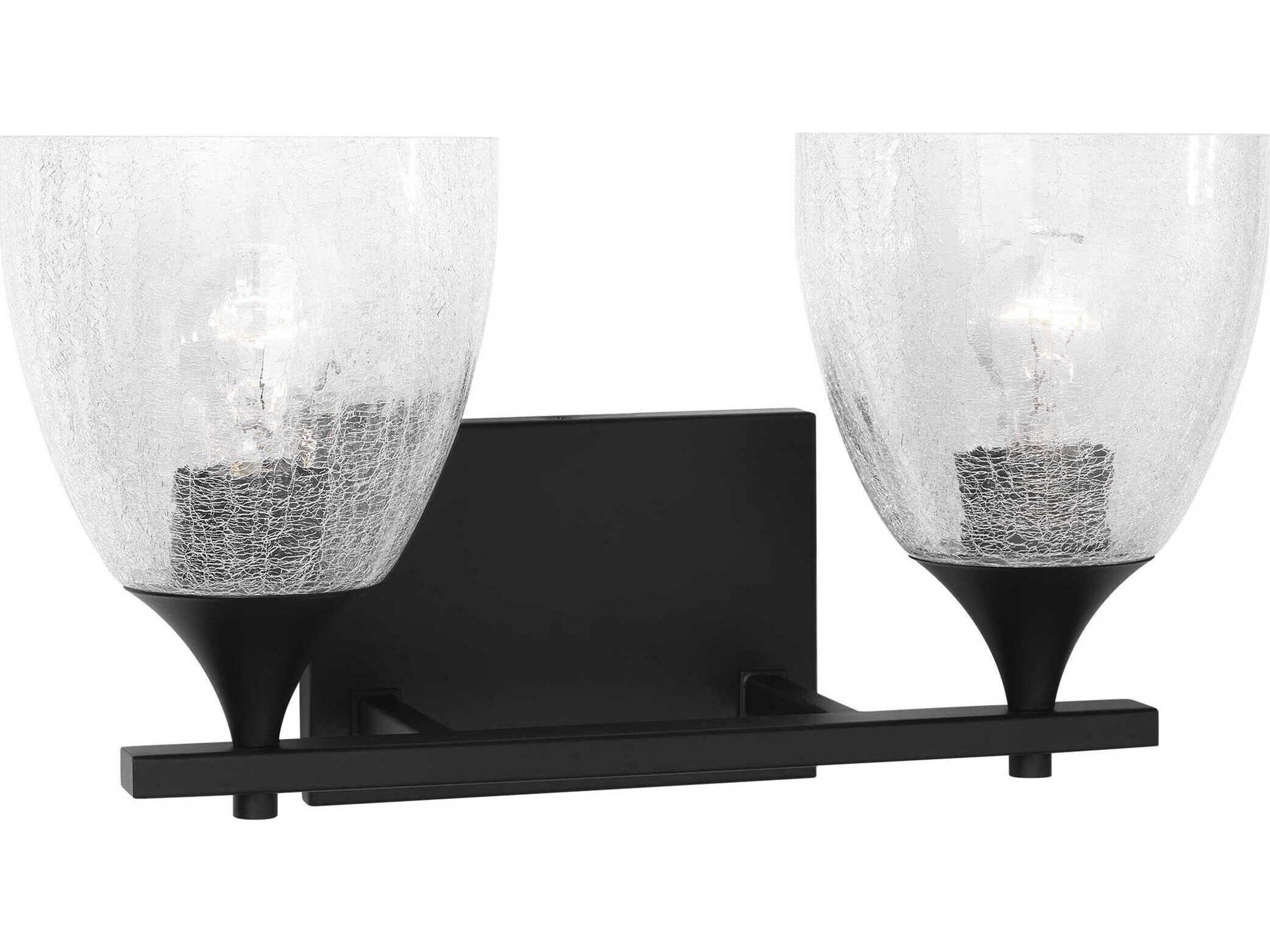 Visual Comfort Studio Toffino 2-Light Midnight Black Vanity Light