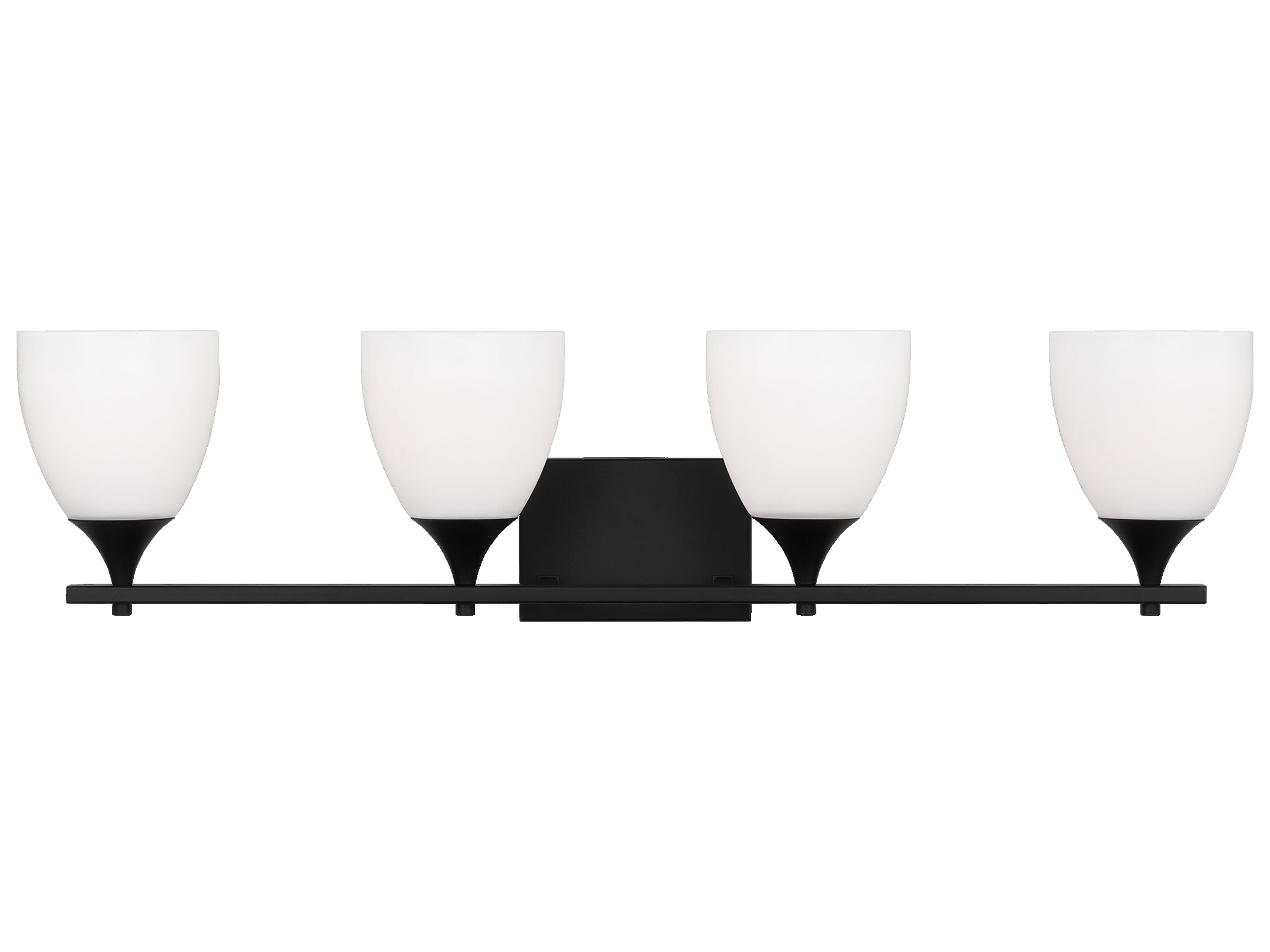 Visual Comfort Studio Toffino 4-Light Midnight Black Vanity Light