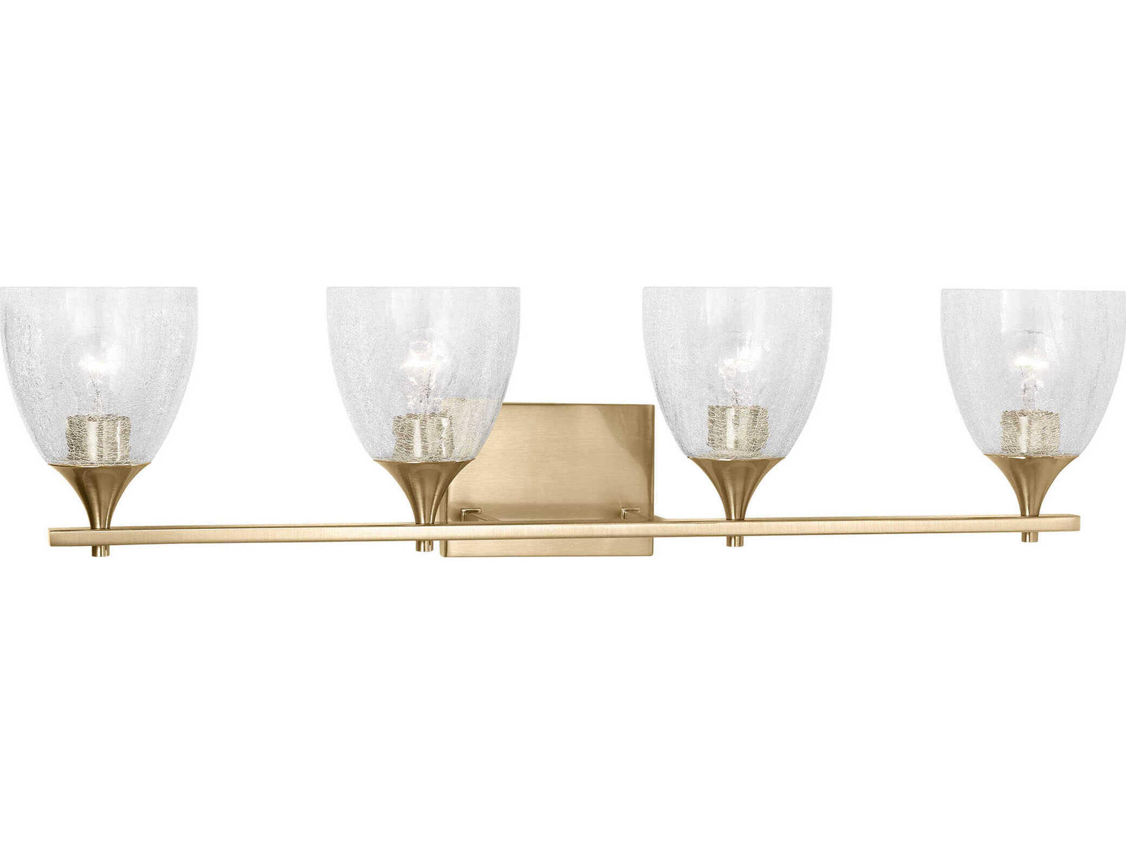 Visual Comfort Studio Toffino 4-Light Satin Brass Vanity Light