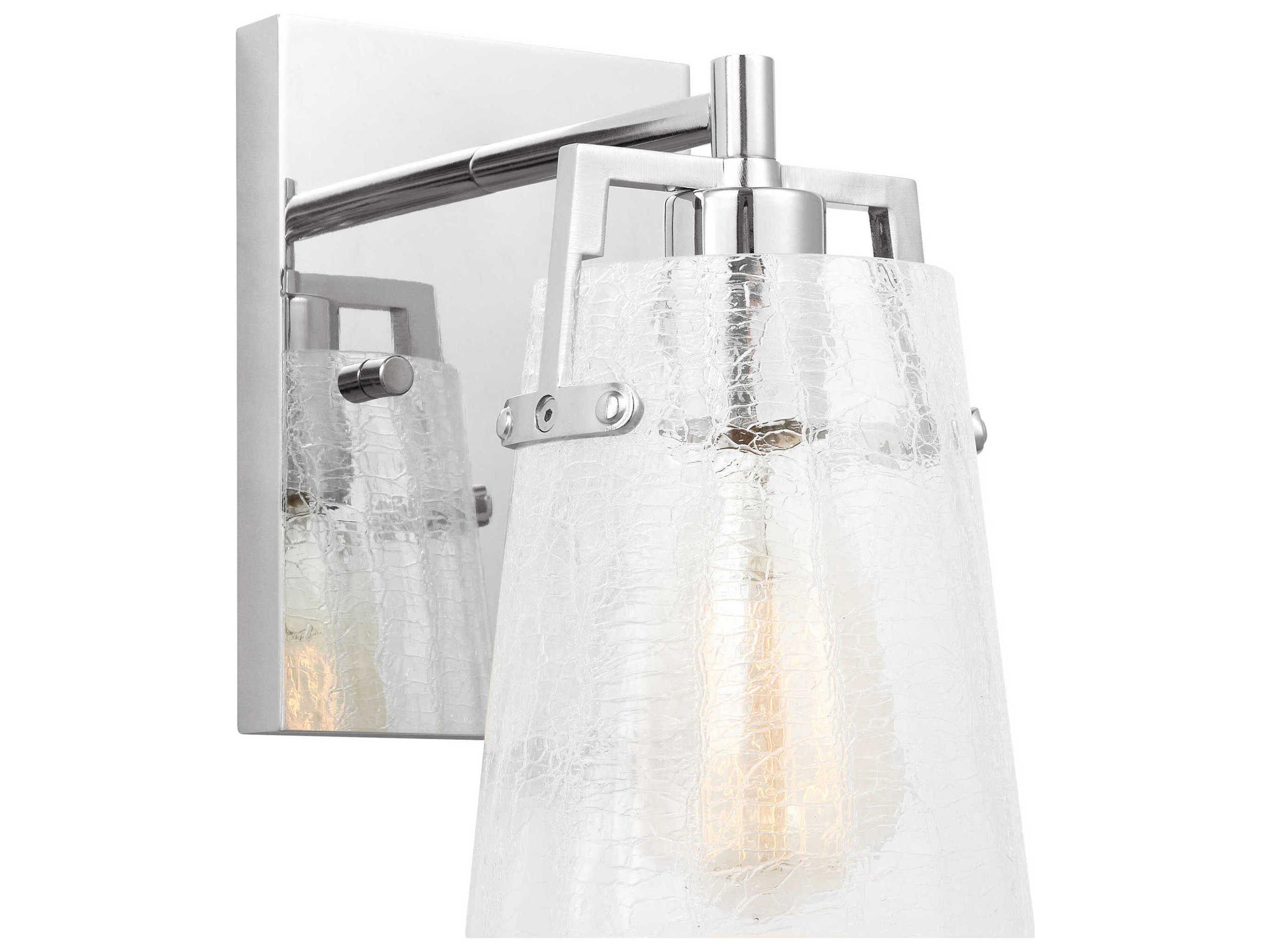 Visual Comfort Studio Crofton 1-Light Chrome Wall Sconce