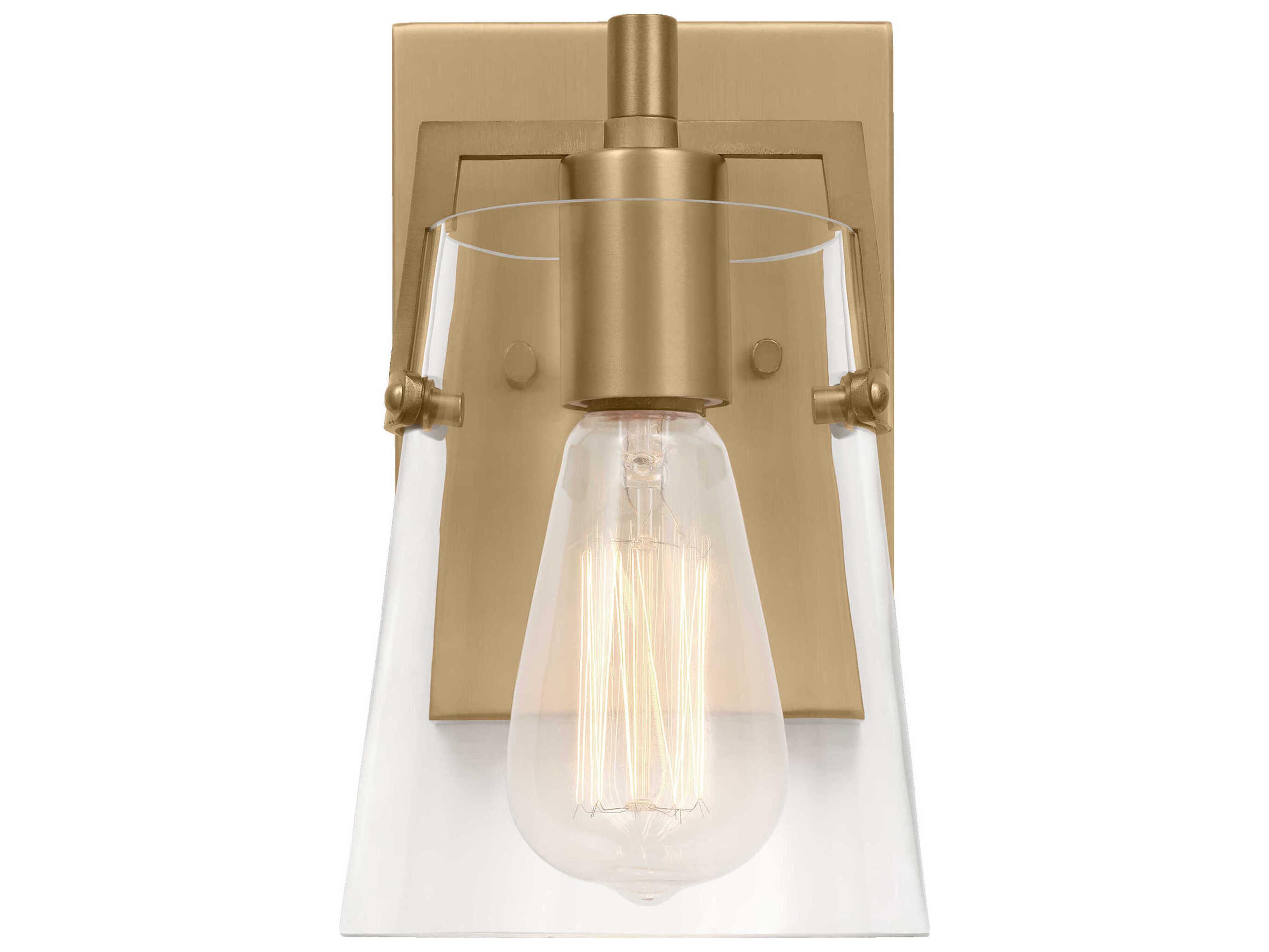 Visual Comfort Studio Crofton 1-Light Satin Brass Wall Sconce