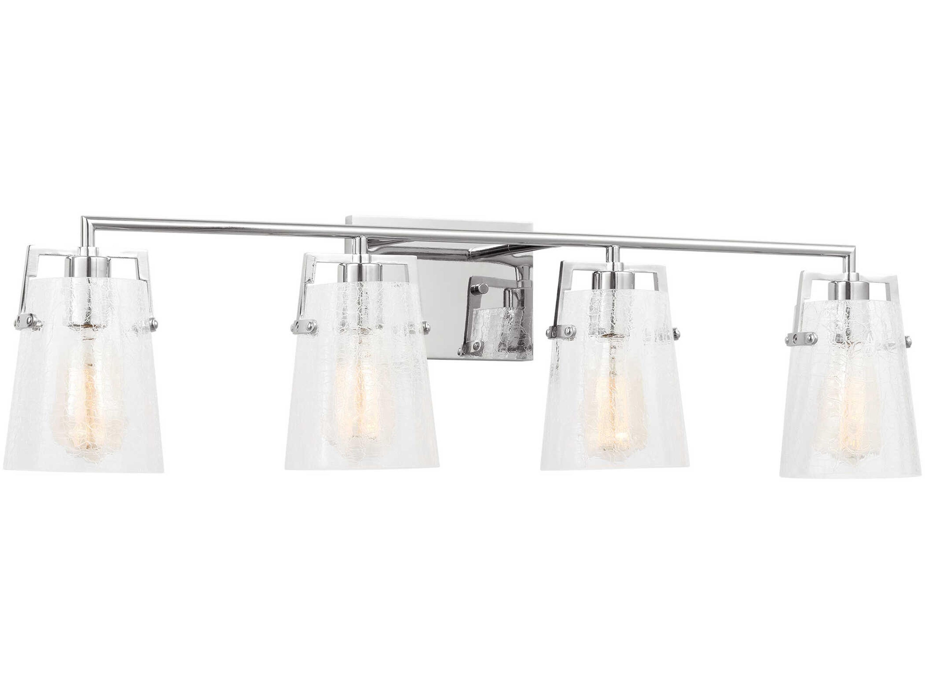 Visual Comfort Studio Crofton 4-Light Chrome Vanity Light