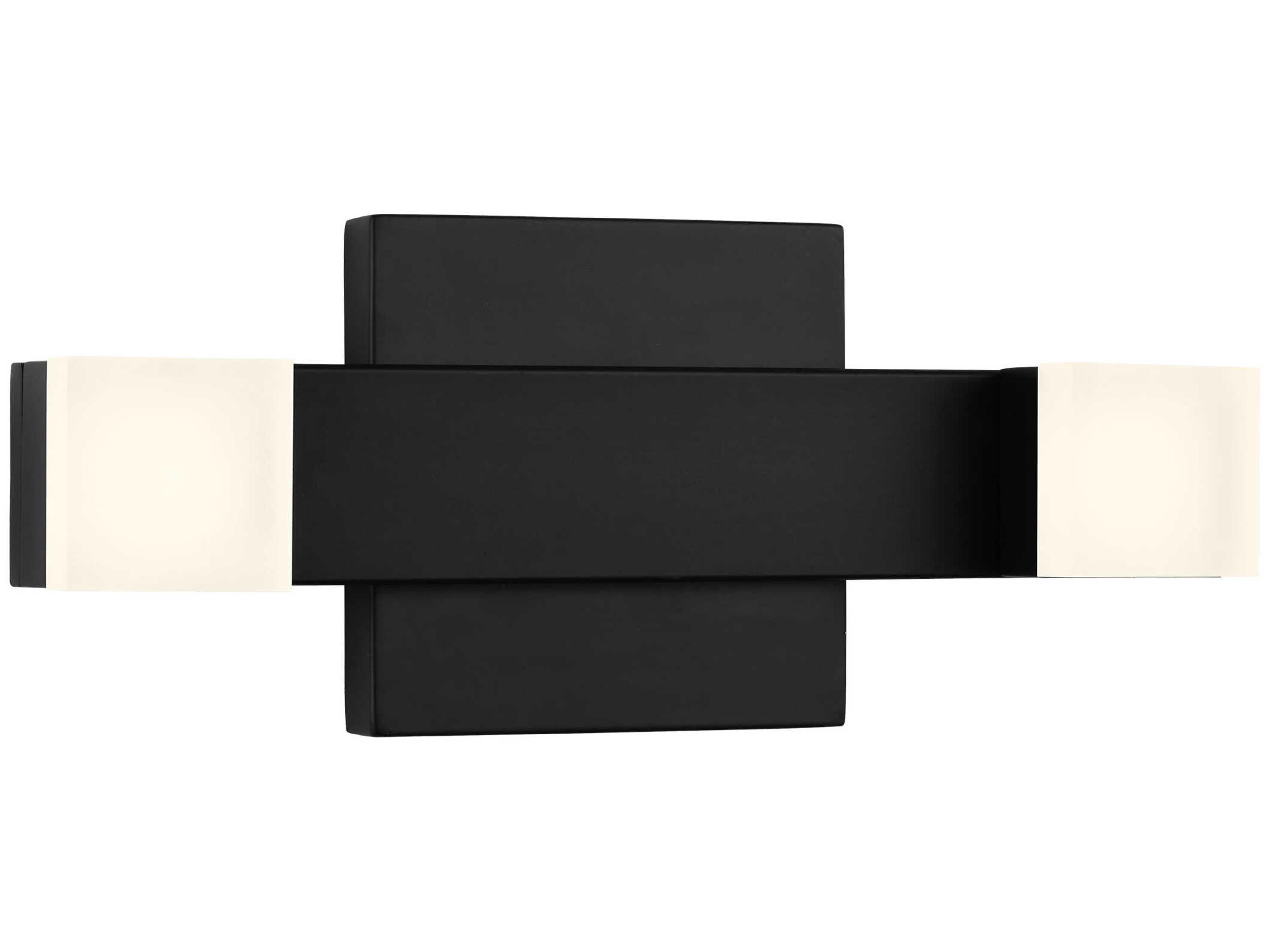 Visual Comfort Studio Brander 2-Light Midnight Black Vanity Light