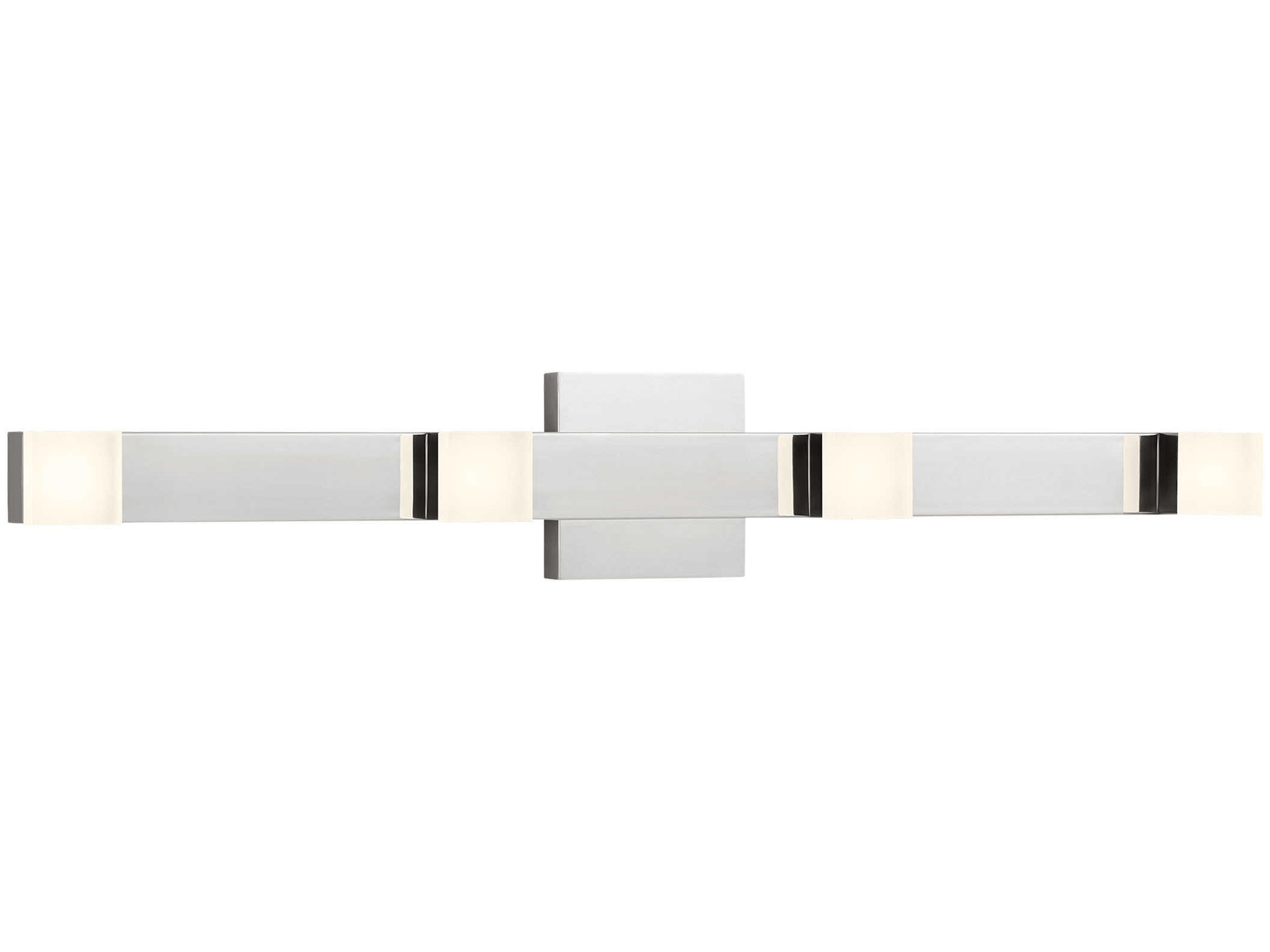 Visual Comfort Studio Brander 4-Light Chrome Vanity Light