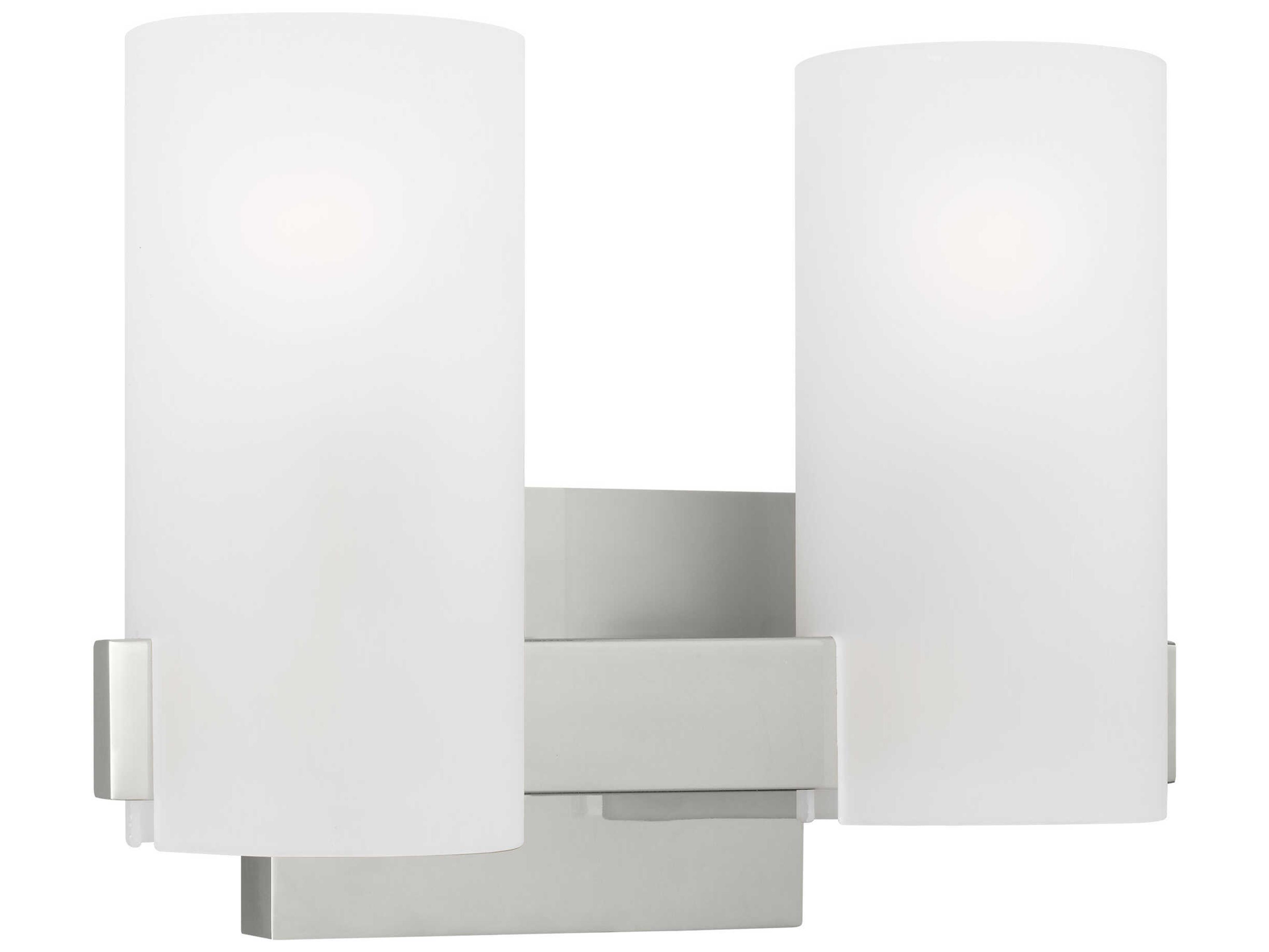 Visual Comfort Studio Rhode 2-Light Chrome Vanity Light