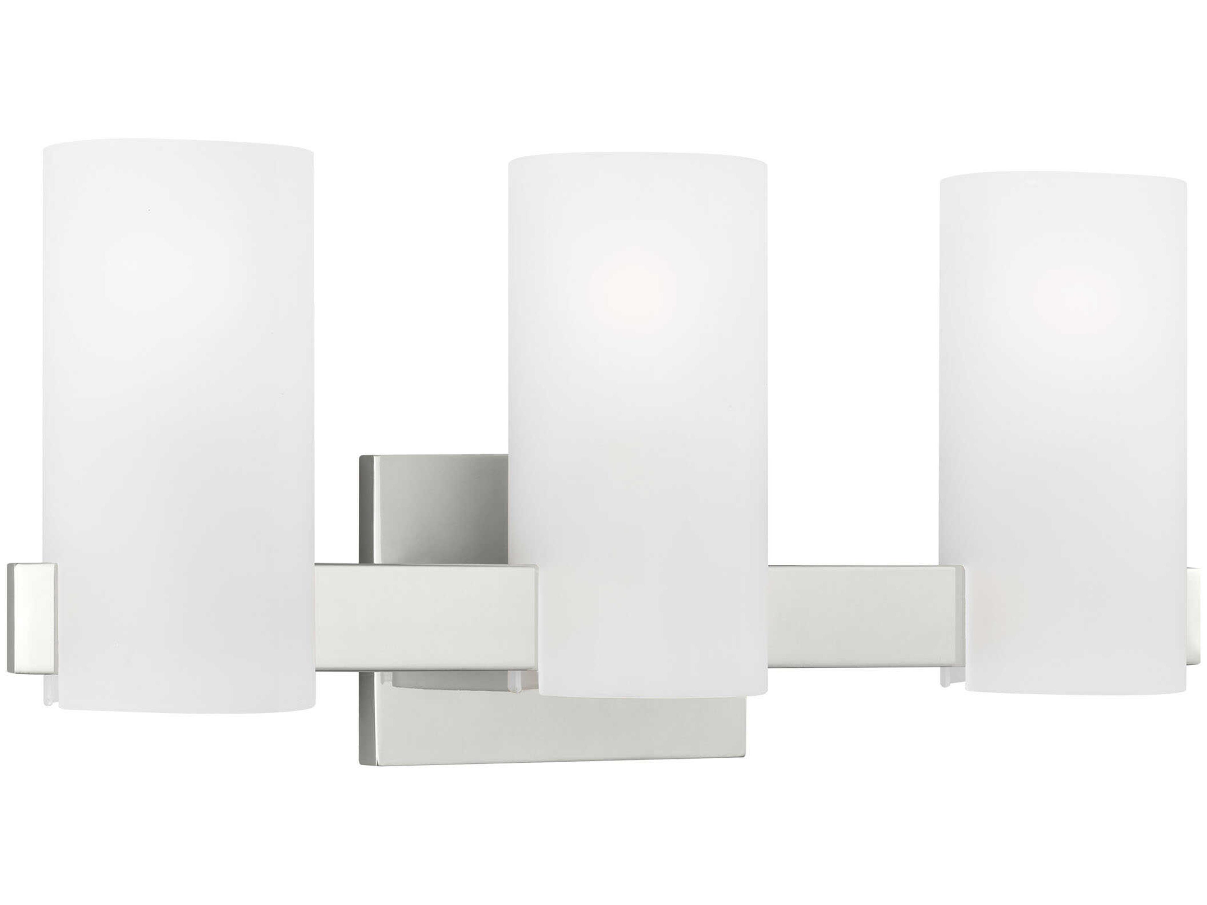 Visual Comfort Studio Rhode 3-Light Chrome Vanity Light