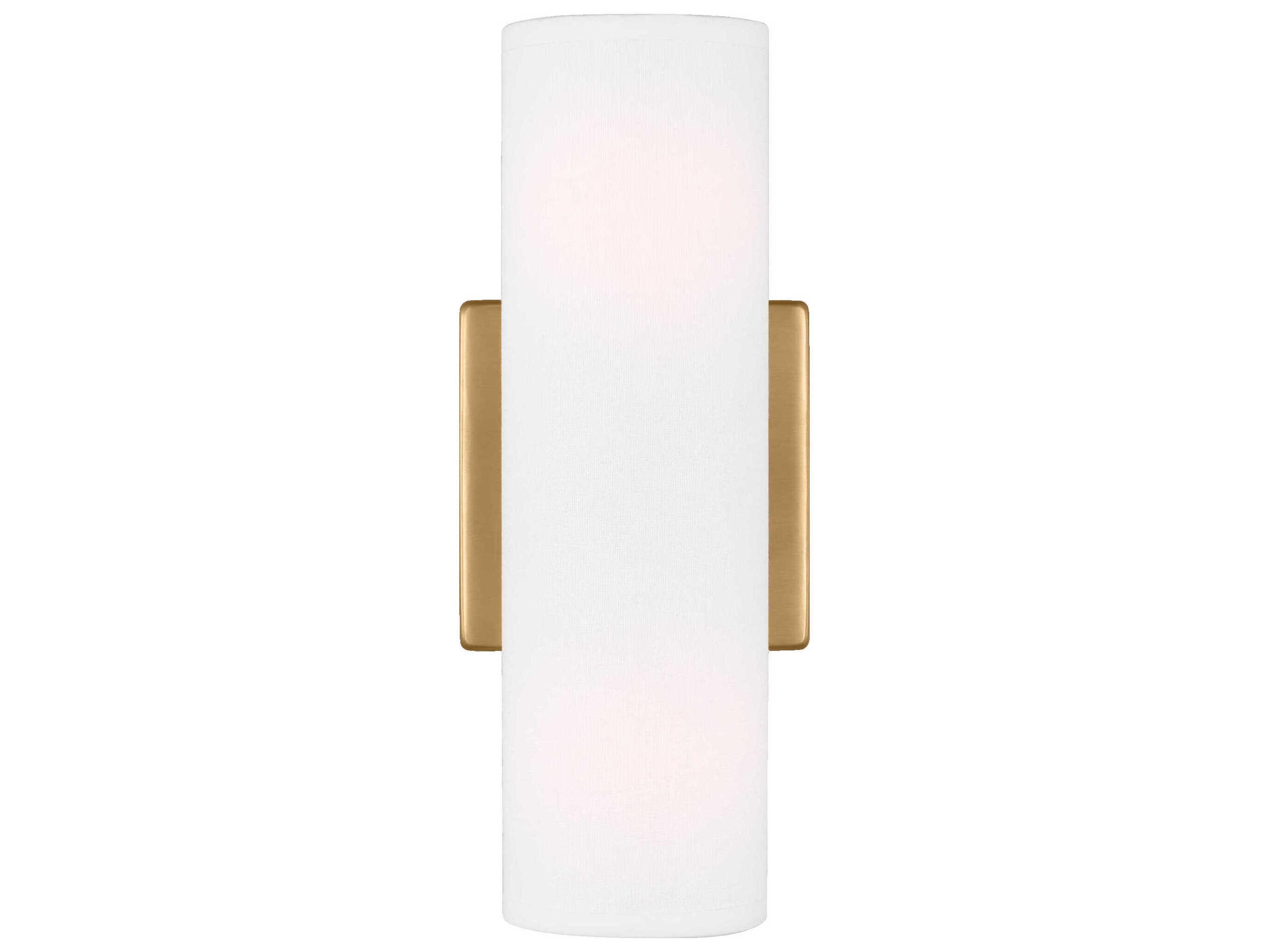 Visual Comfort Studio Capalino 2-Light Satin Brass Wall Sconce