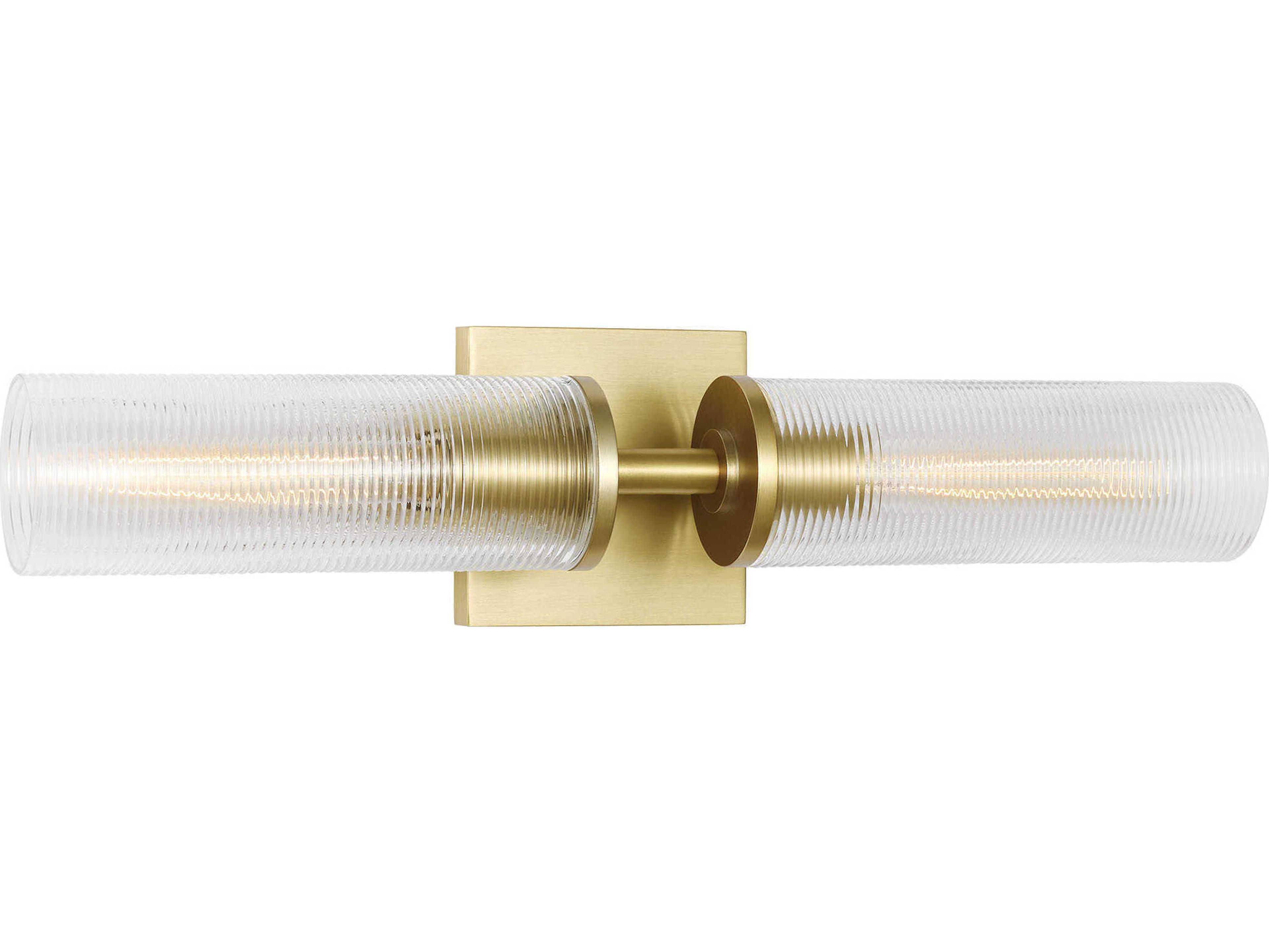 Visual Comfort Studio Sarita 2-Light Satin Brass Wall Sconce