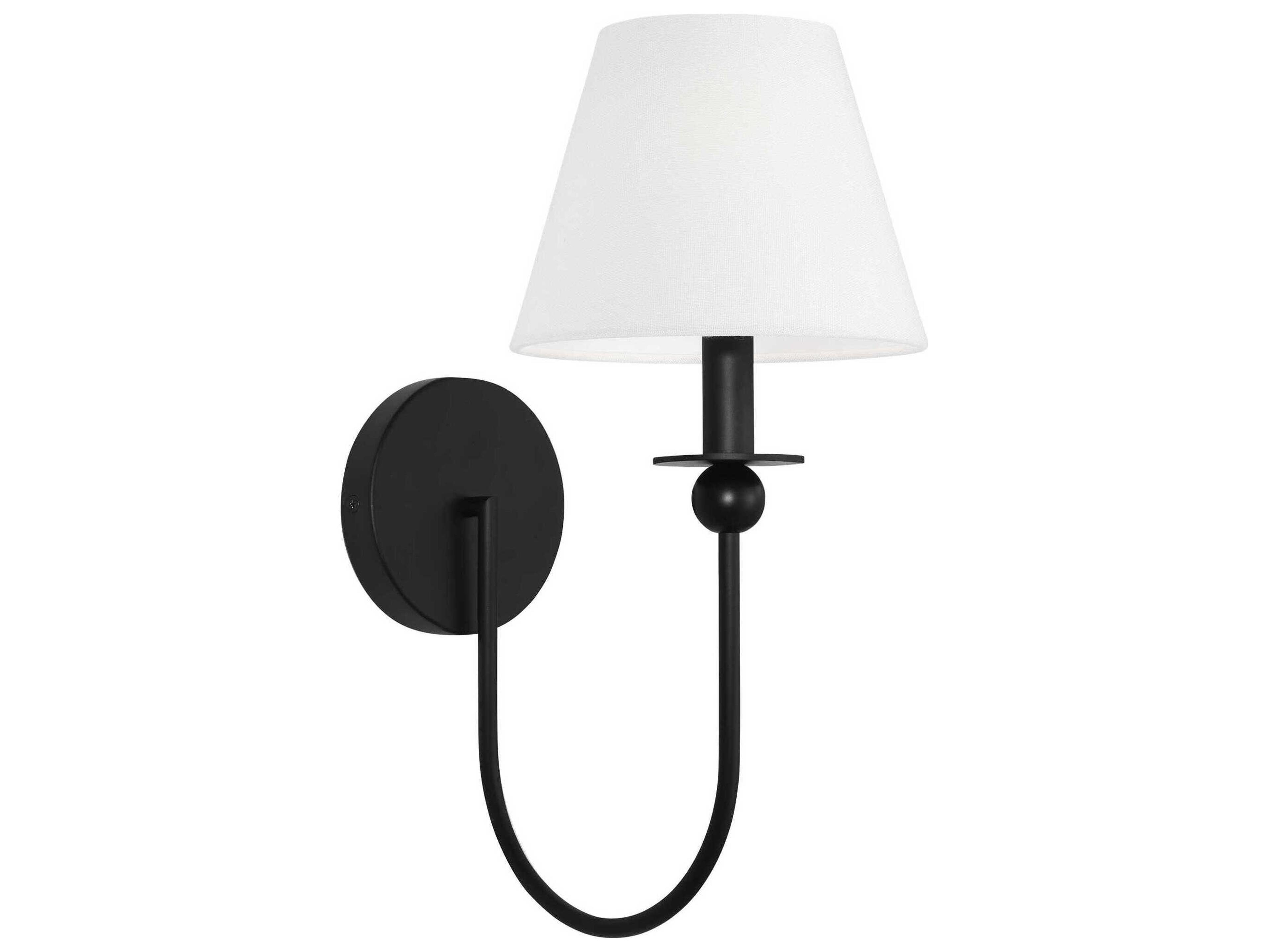 Visual Comfort Studio Elsay 1-Light Midnight Black Wall Sconce