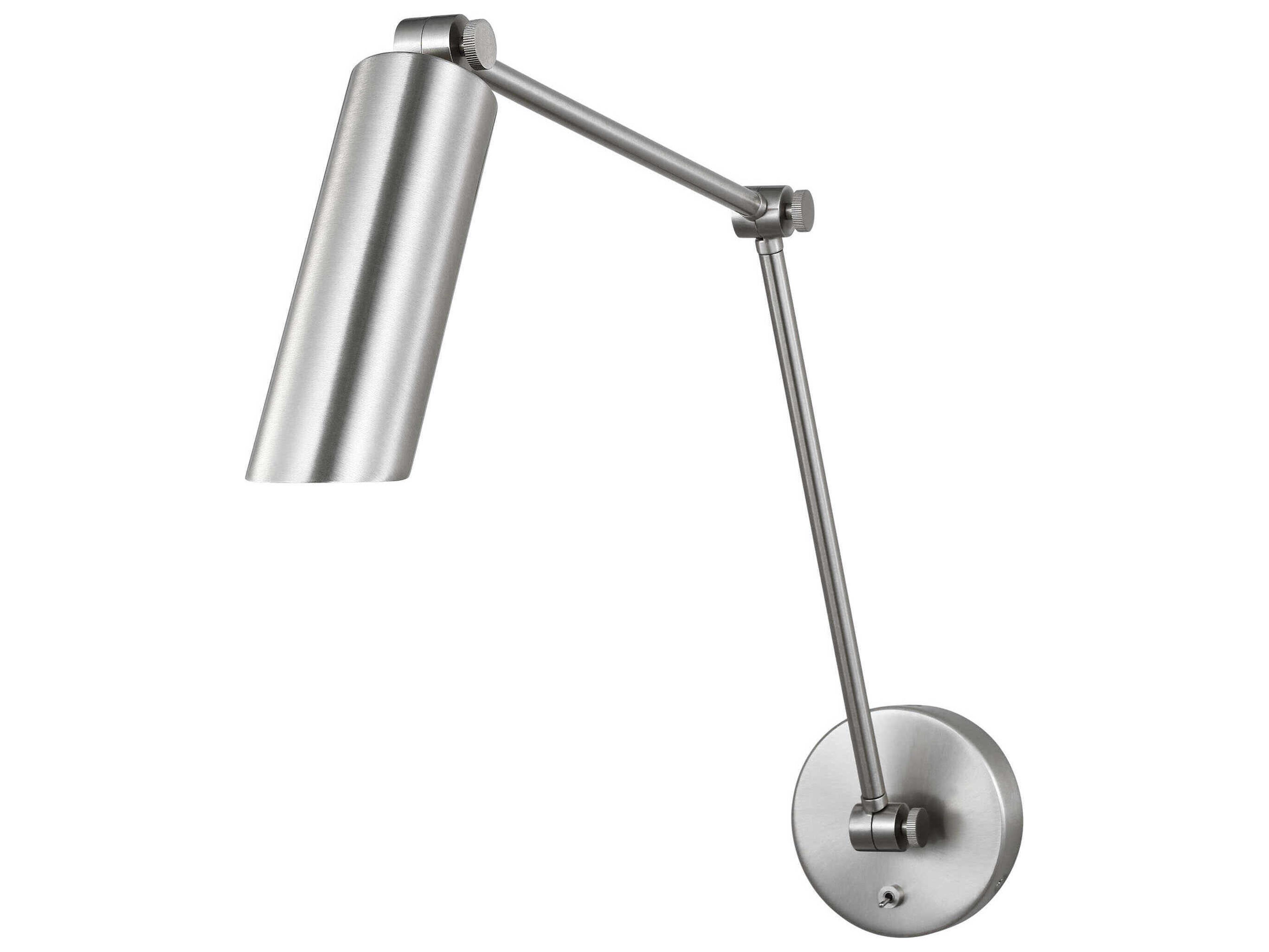 Visual Comfort Studio Frasar 1-Light Brushed Nickel Swing Wall Sconce