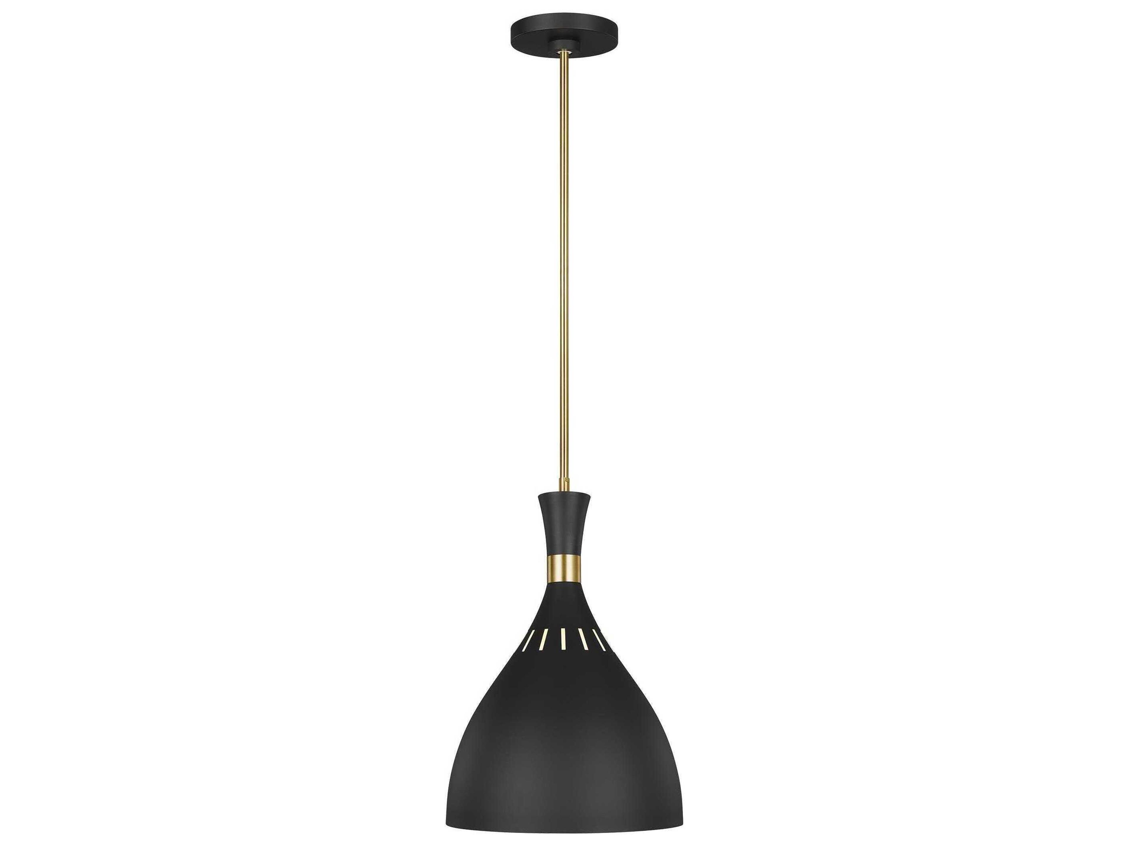 Visual Comfort Studio Joan 1-Light Midnight Black Mini Pendant