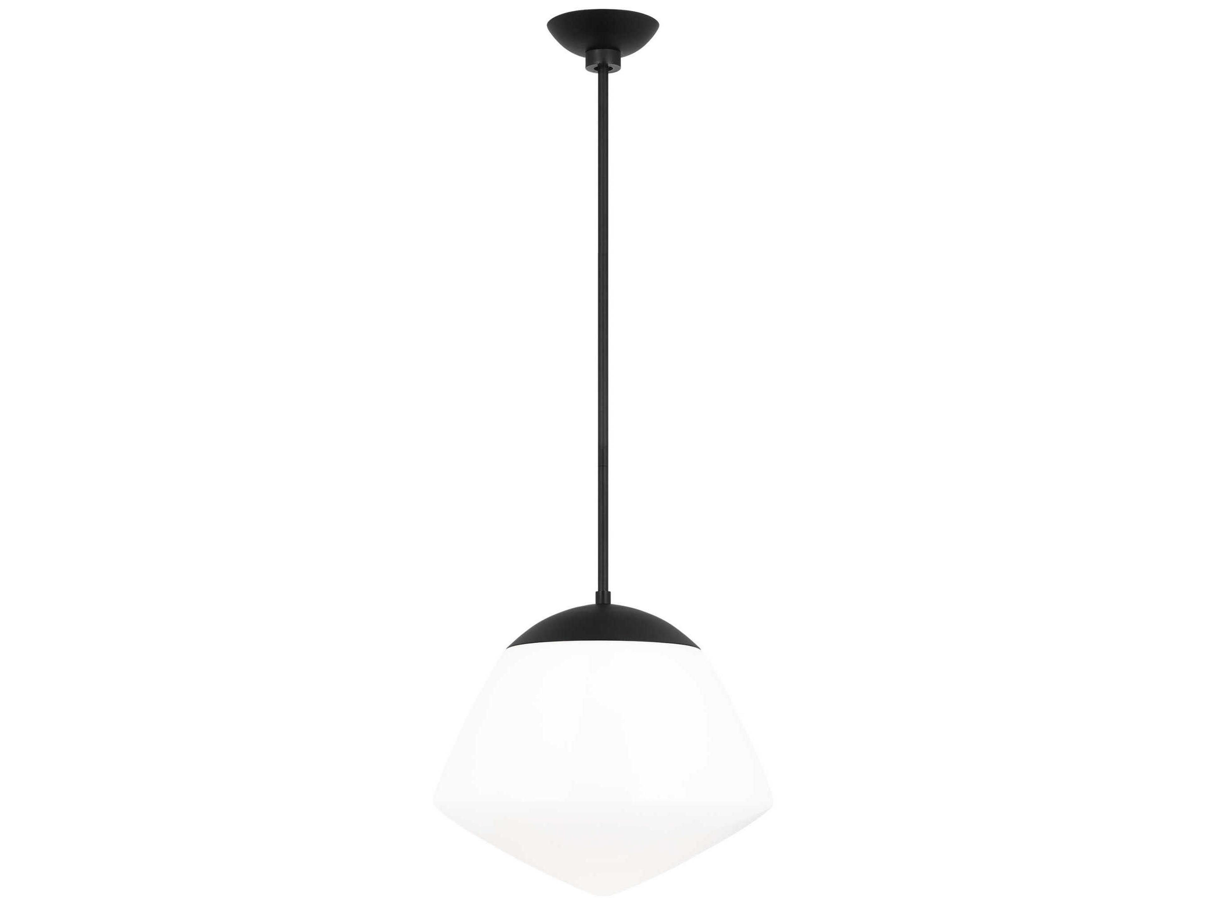 Visual Comfort Studio Milne 1-Light Midnight Black Mini Pendant