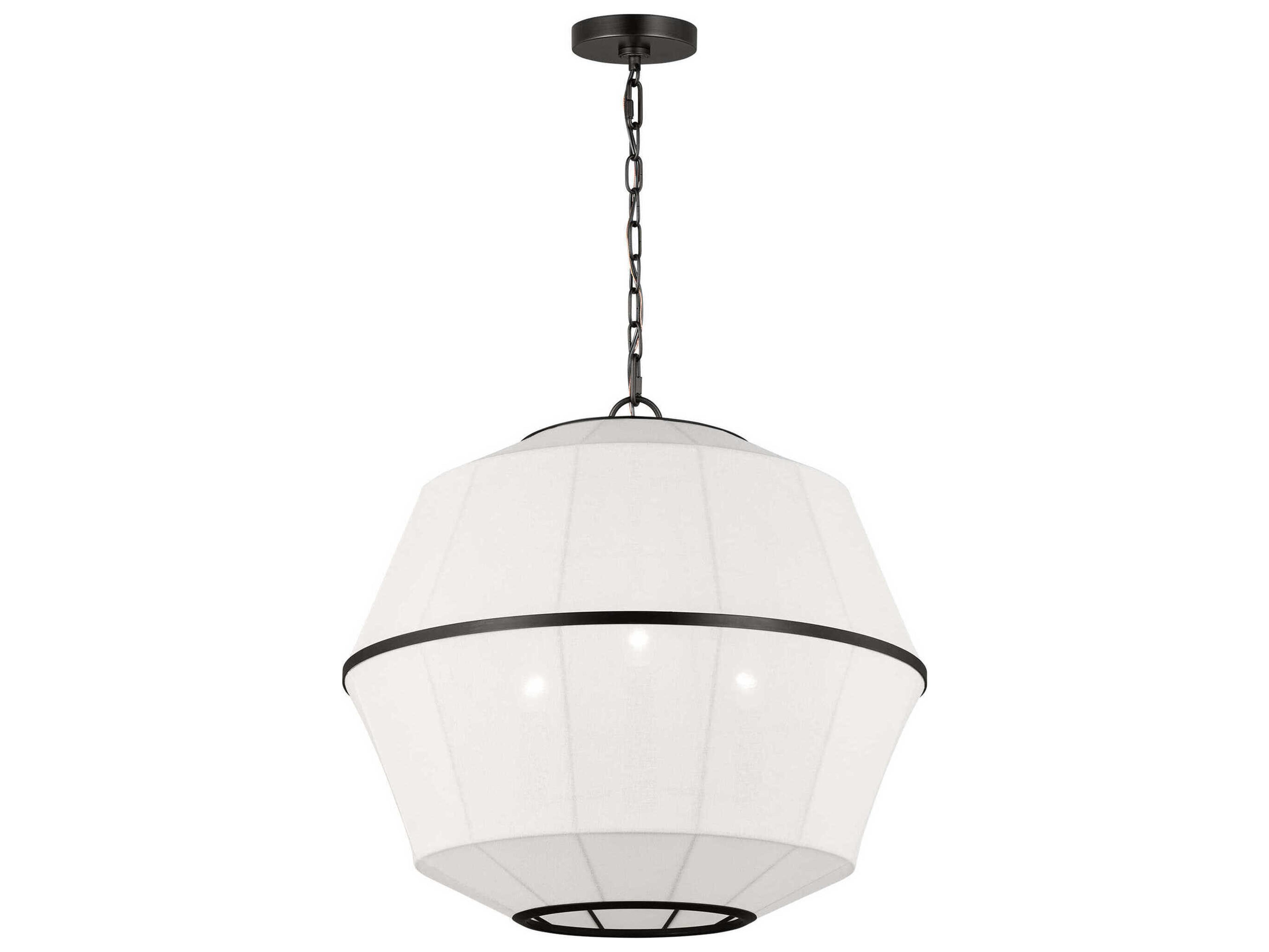 Hikari 3-Light Aged Iron Black Pendant