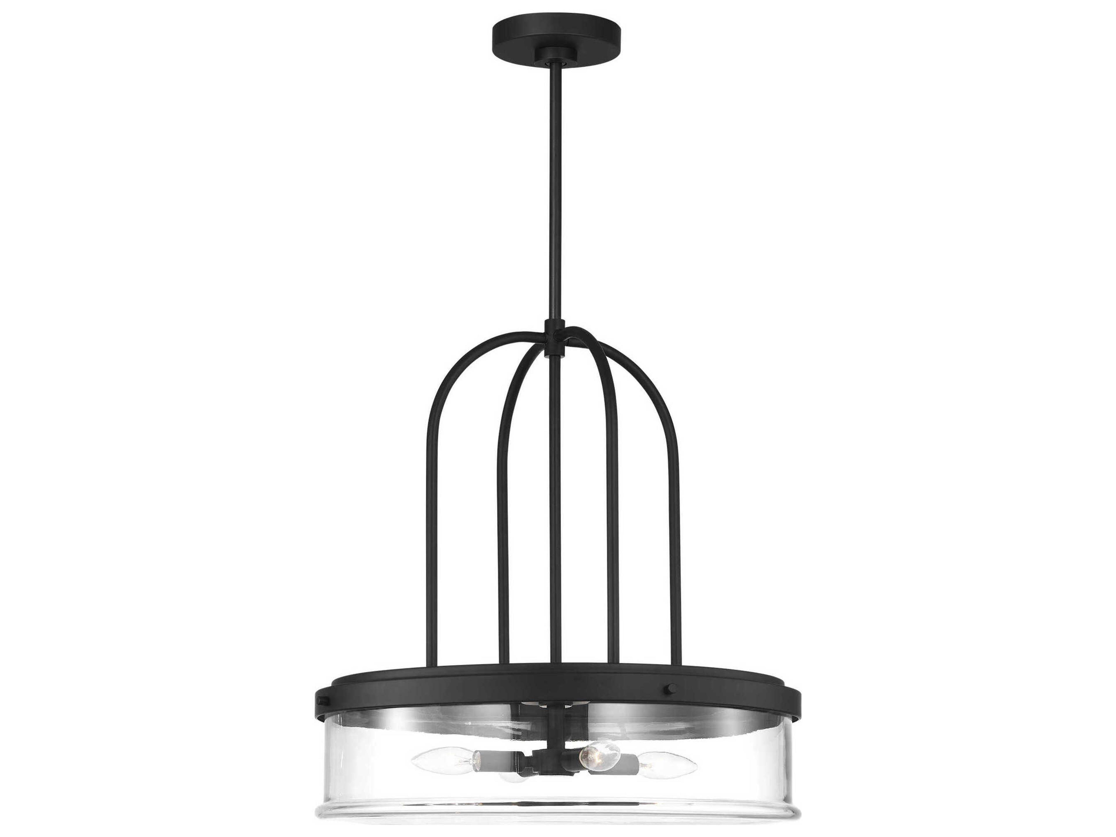 Visual Comfort Studio Anders 4-Light Midnight Black Pendant