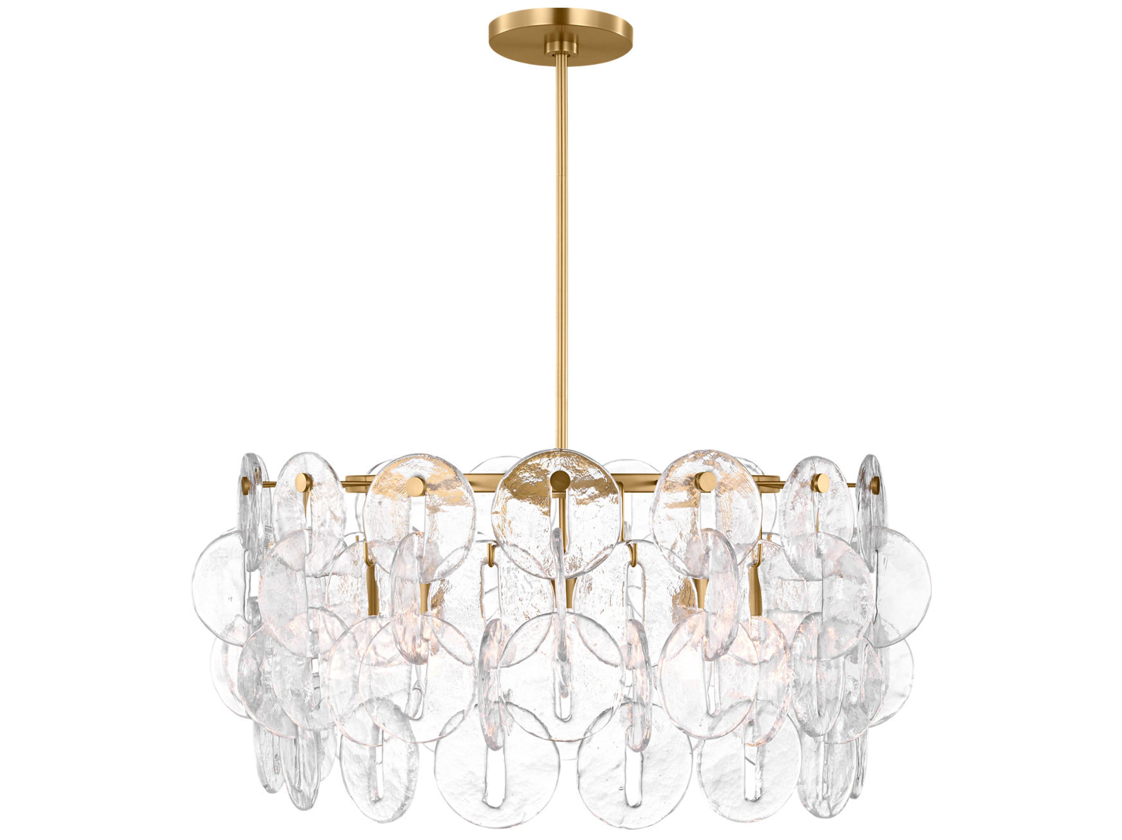 Visual Comfort Studio Candace 5-Light Burnished Brass Chandelier