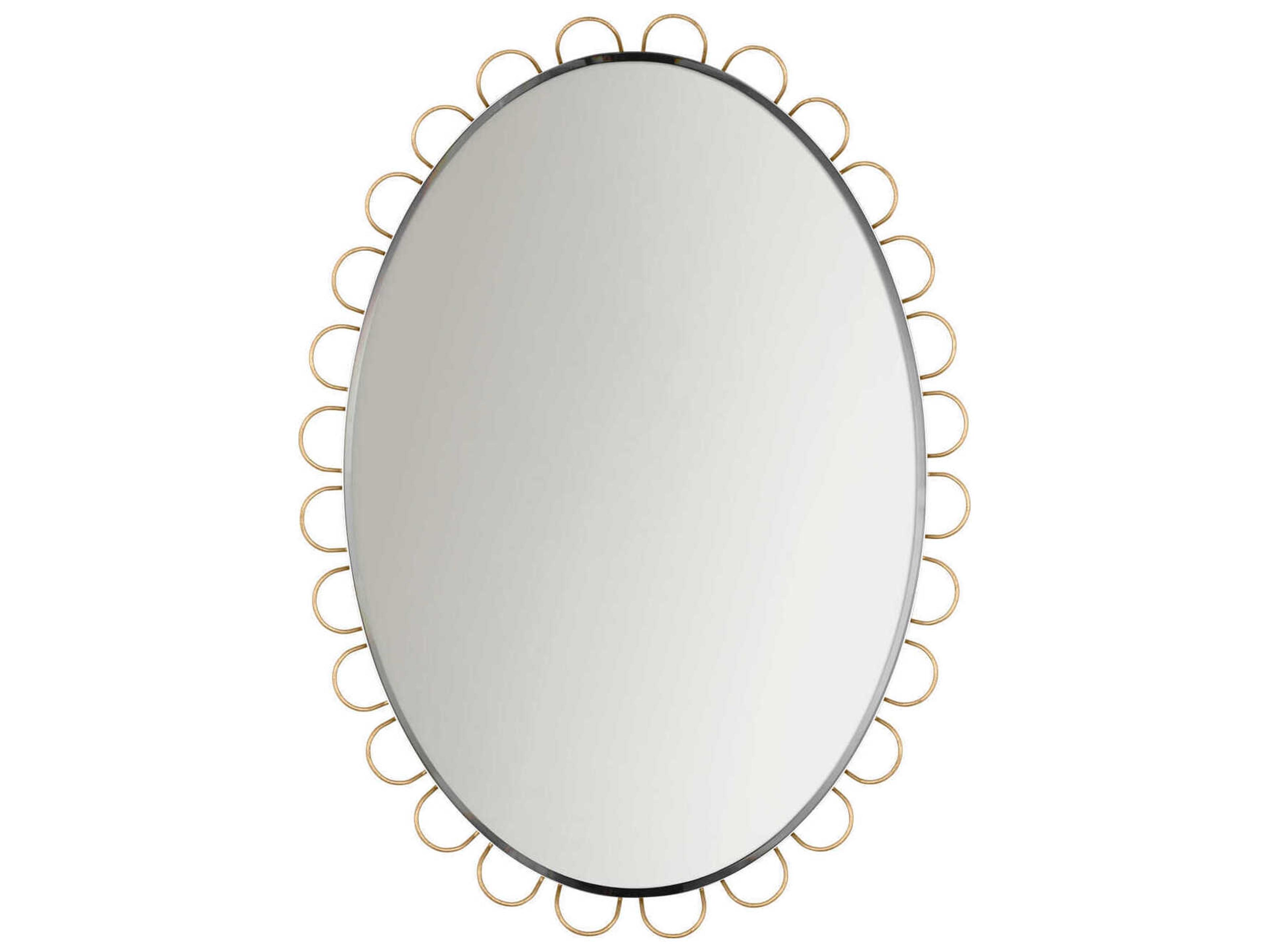 Visual Comfort Studio Tirreno Gild Oval Wall Mirror