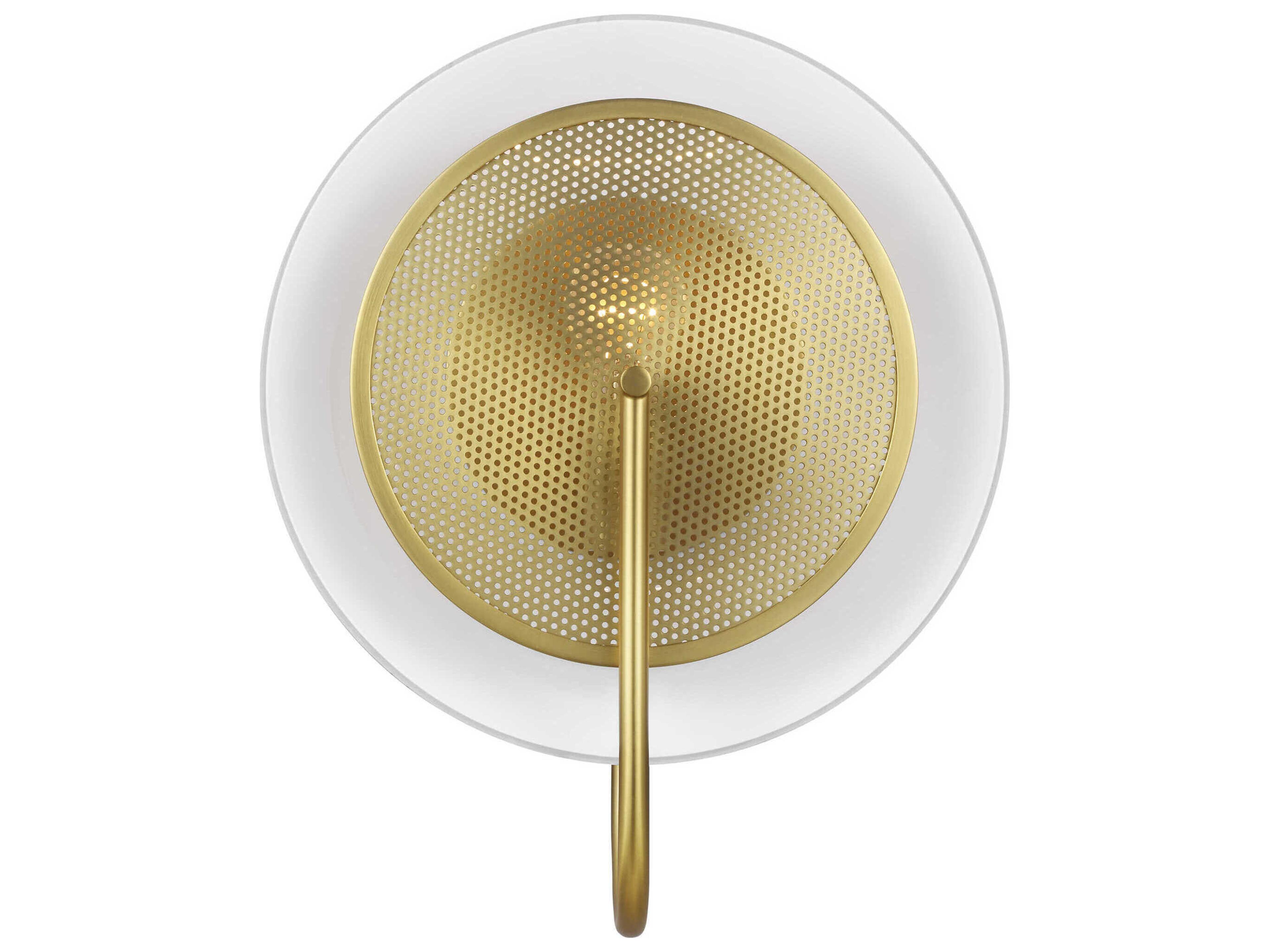 Visual Comfort Studio Gesture 1-Light Burnished Brass Wall Sconce