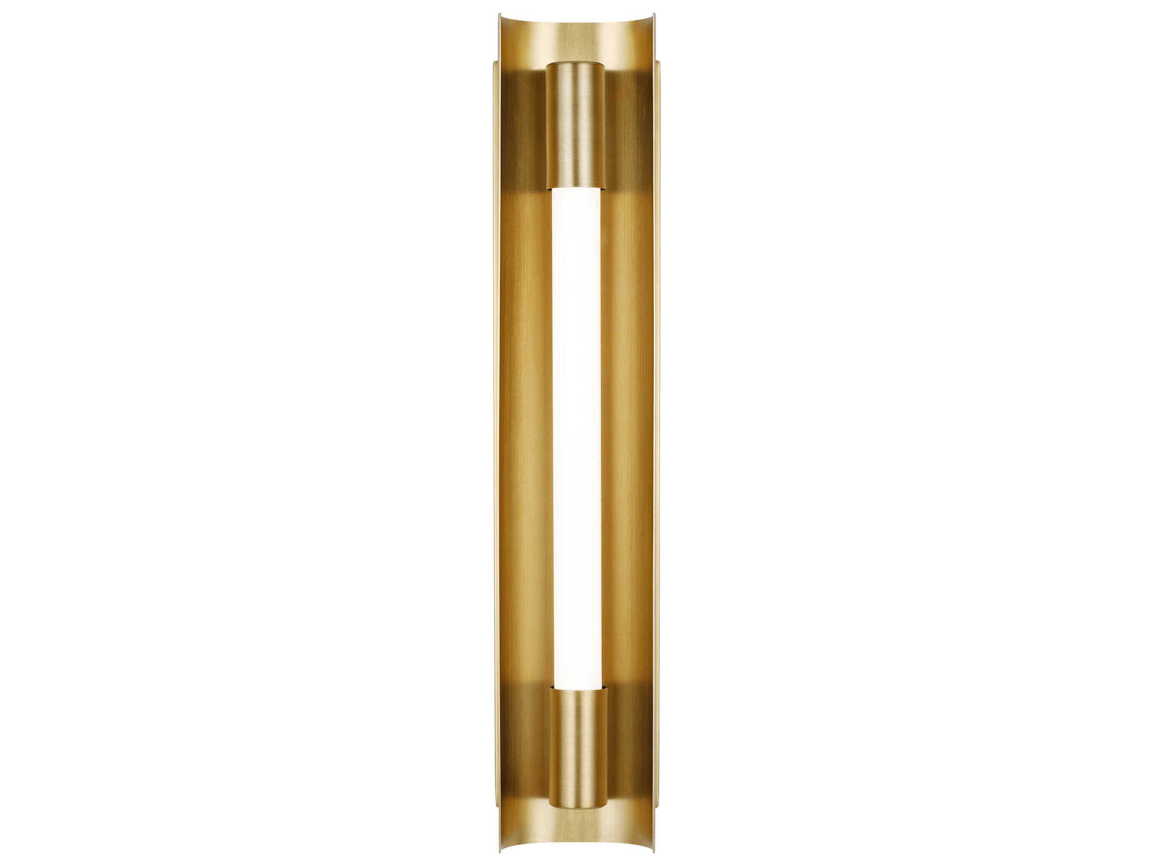 Visual Comfort Studio Carson 1-Light Burnished Brass Vanity Light