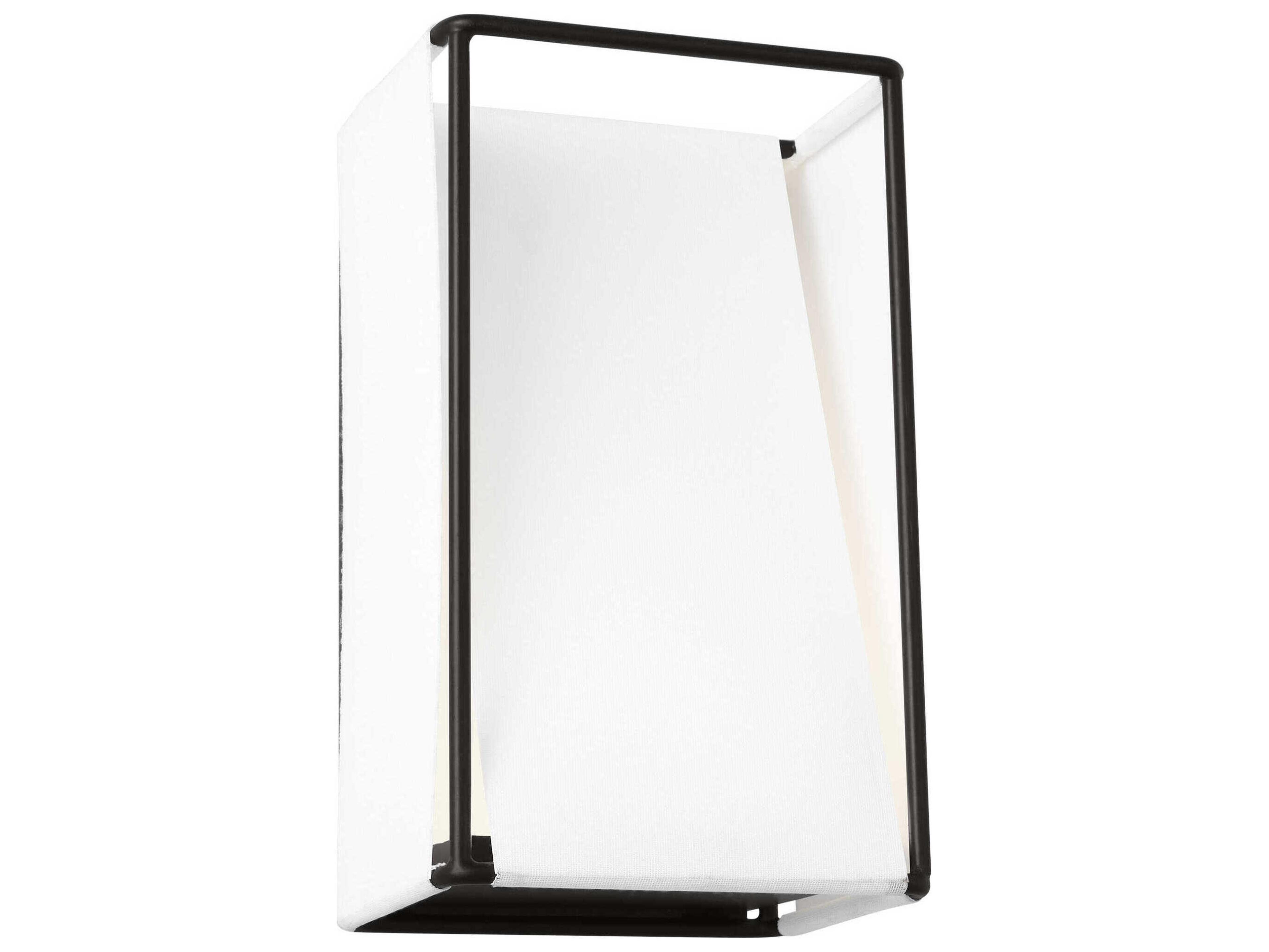 Visual Comfort Studio Velero 1-Light Aged Iron Black Wall Sconce