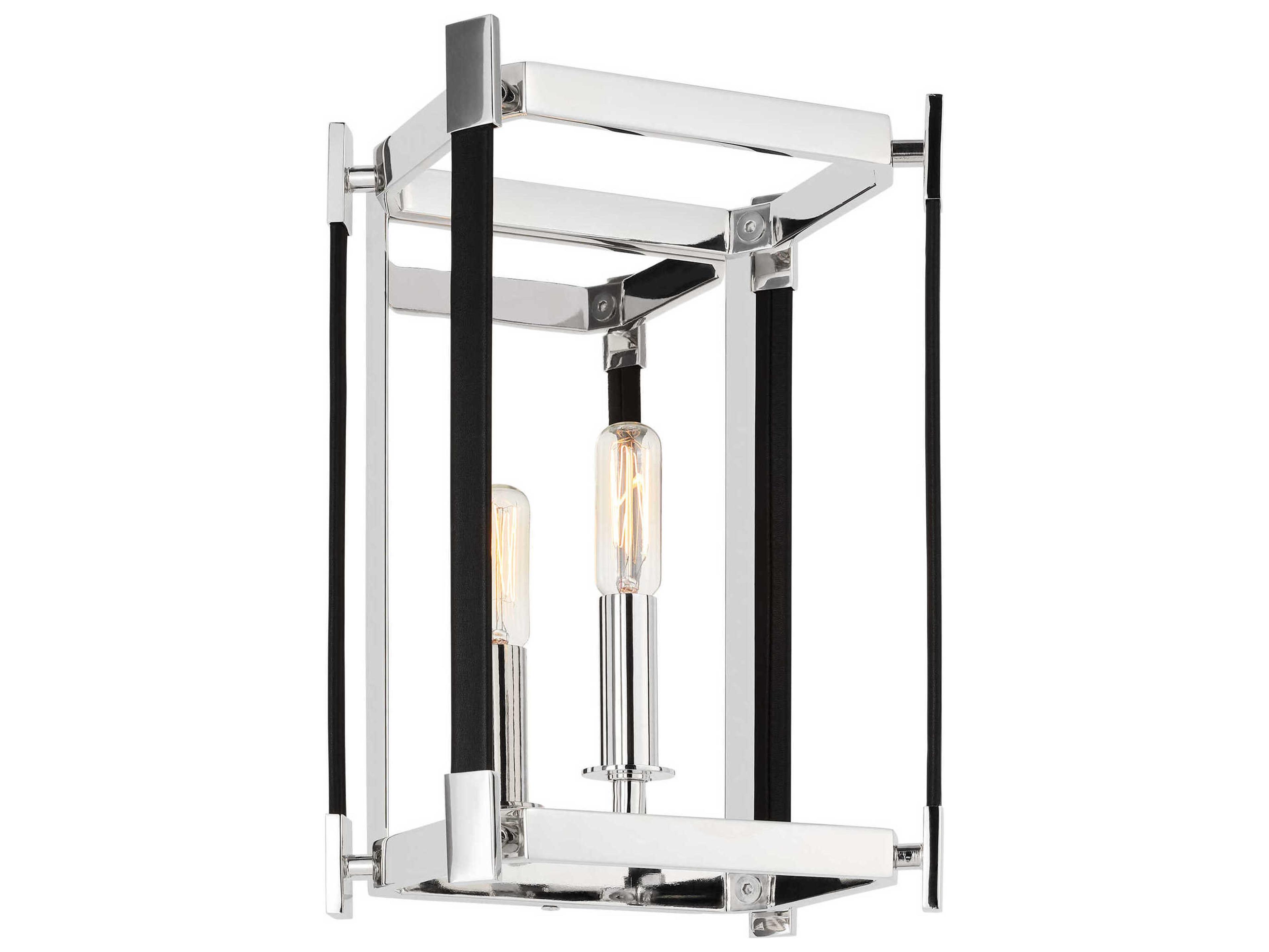 Visual Comfort Studio Hadley 1-Light Polished Nickel Wall Sconce