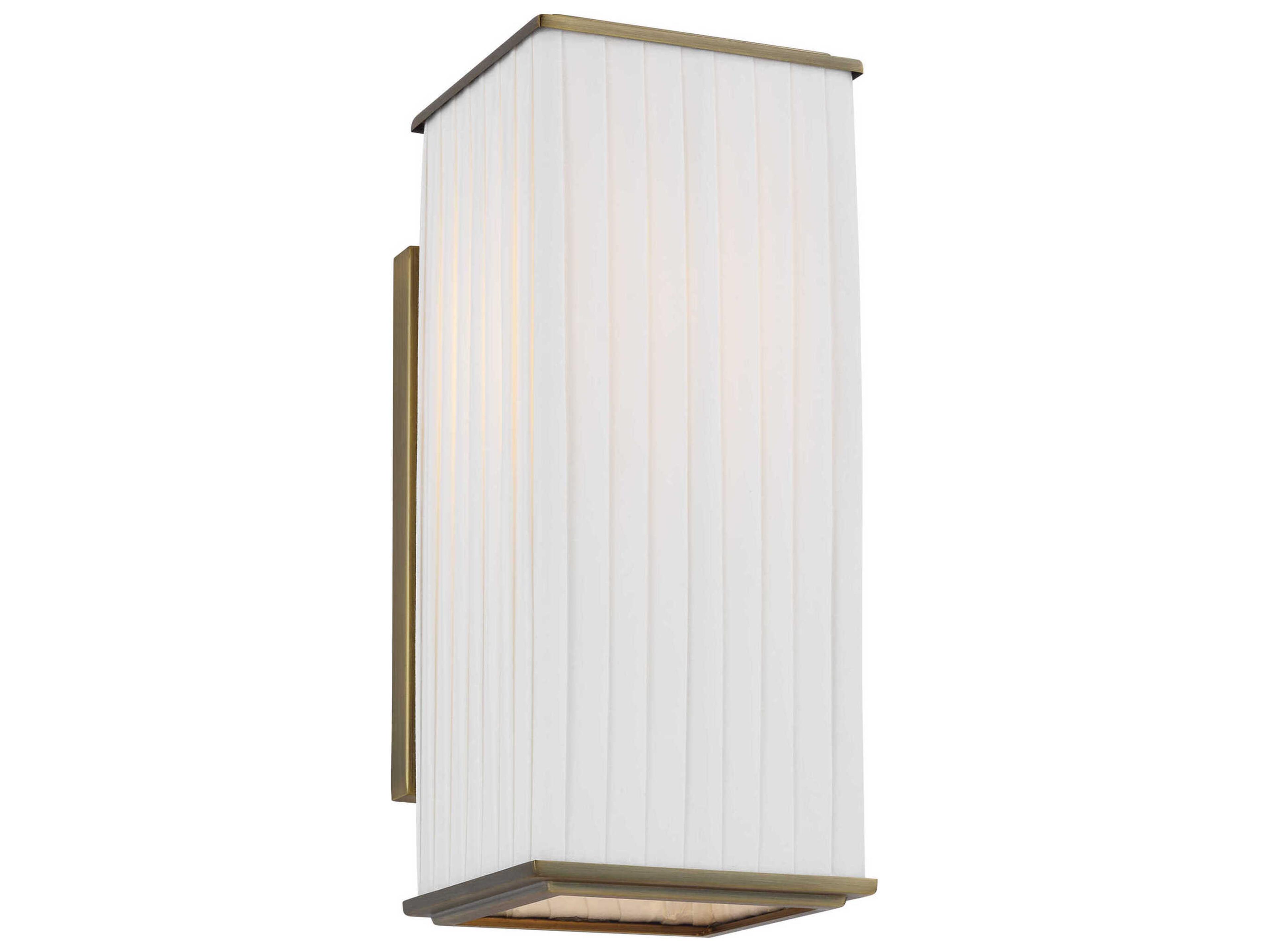 Visual Comfort Studio Esther 1-Light Time Worn Brass Wall Sconce