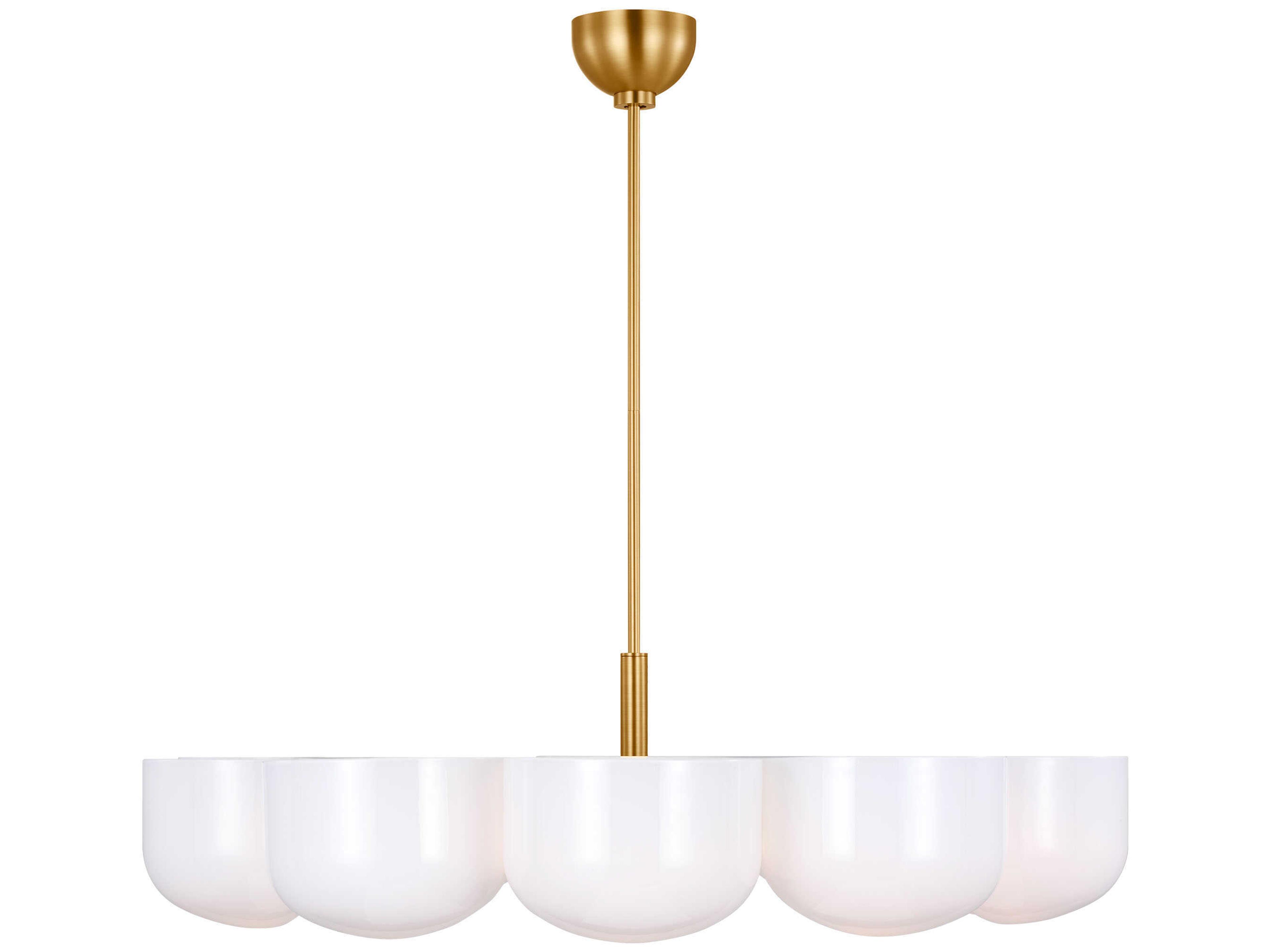 Visual Comfort Studio Cheverny 10-Light Burnished Brass Chandelier