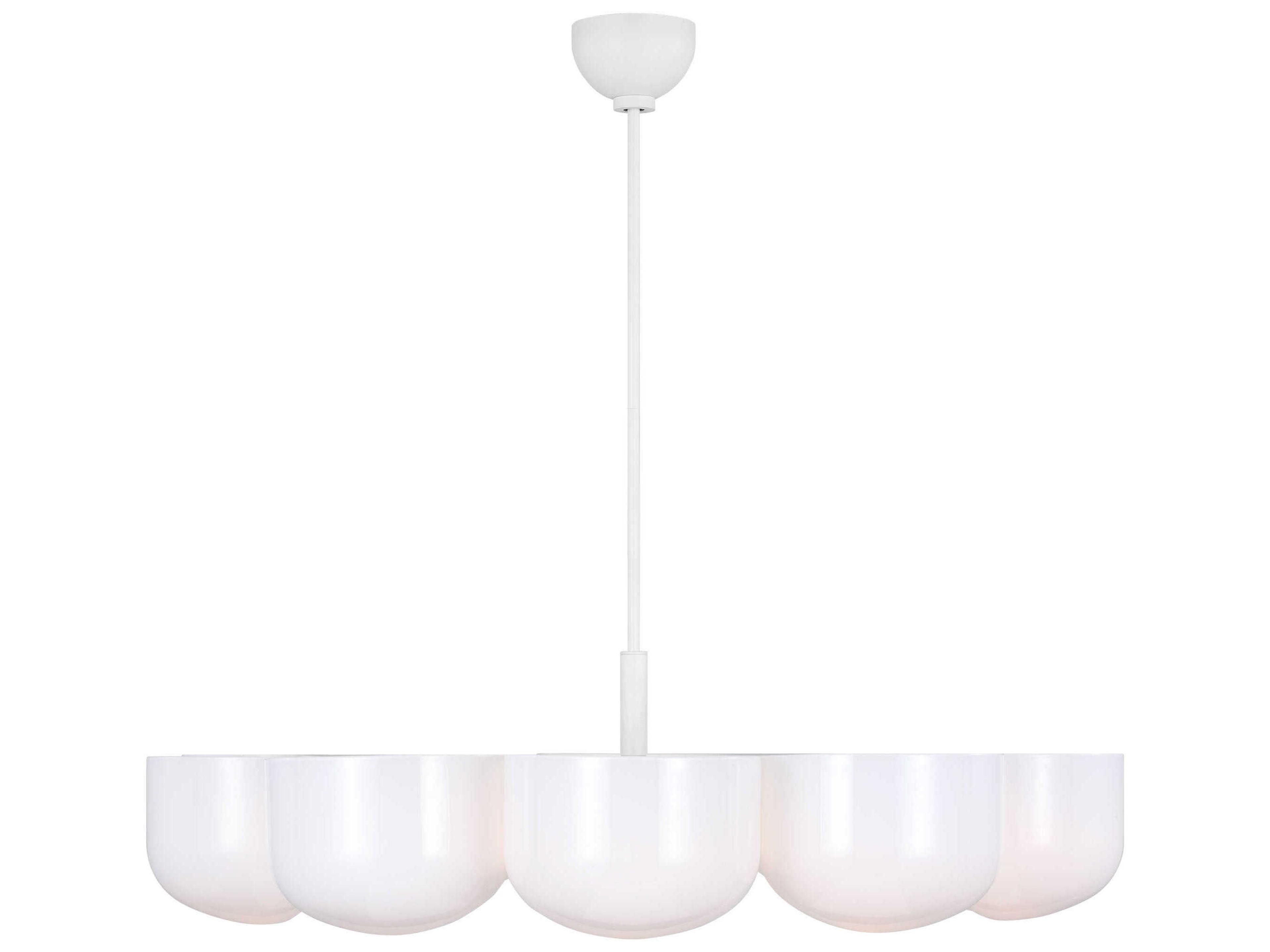 Visual Comfort Studio Cheverny 10-Light Matte White Chandelier