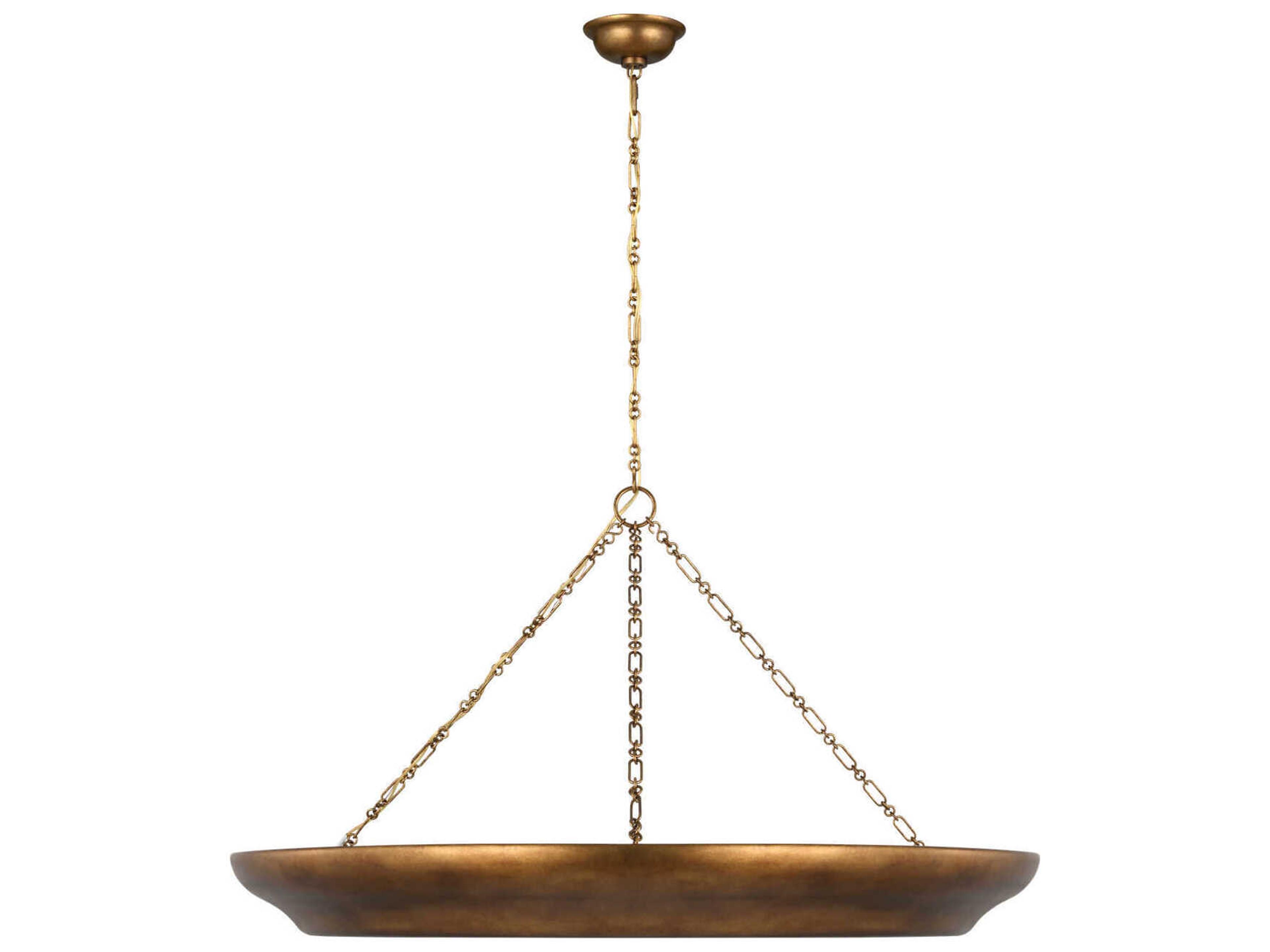 Visual Comfort Studio Lenoir Vintage Gild Gold Round Chandelier