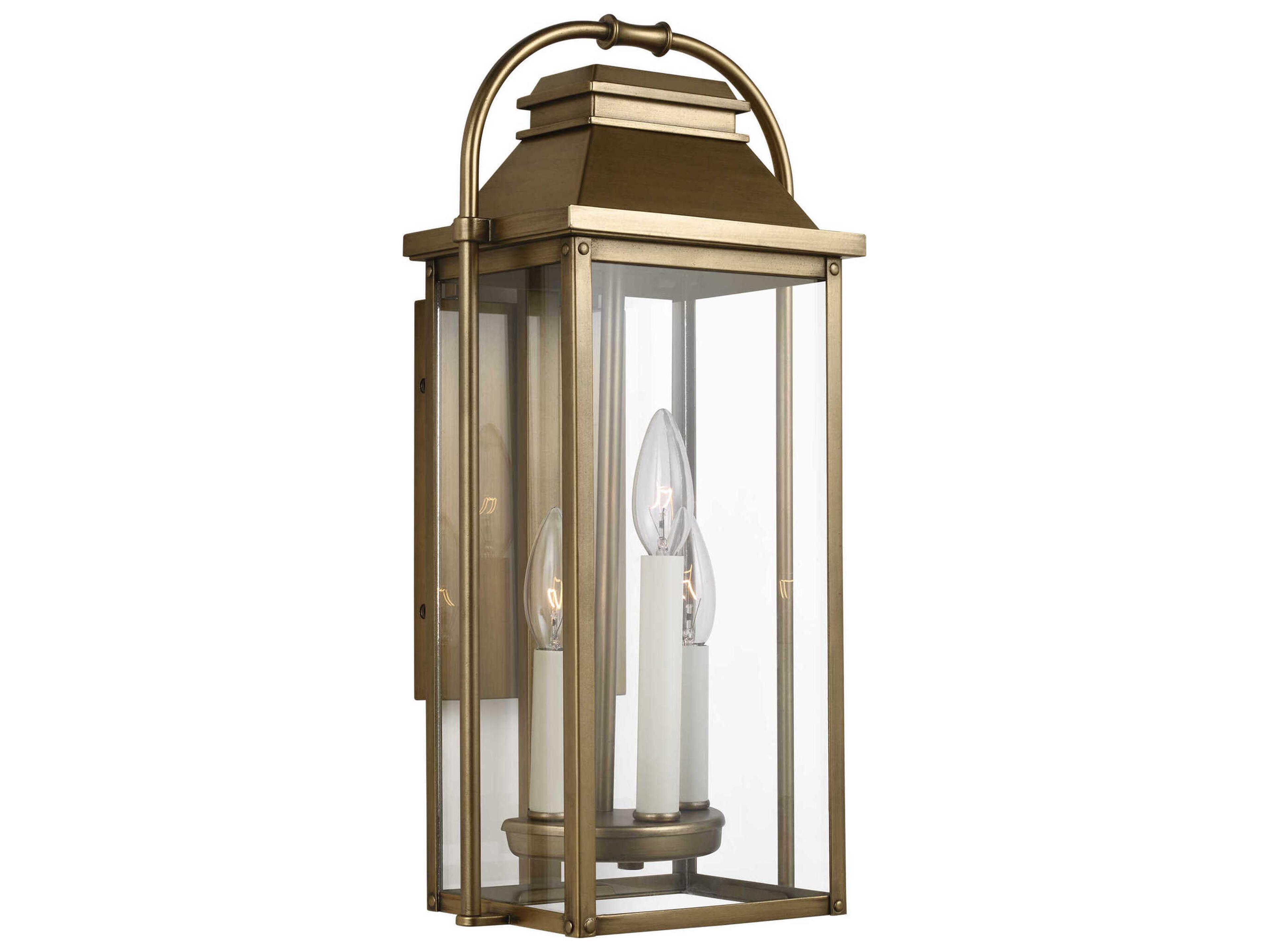 Visual Comfort Studio Wellsworth 3 - Light Outdoor Wall Light