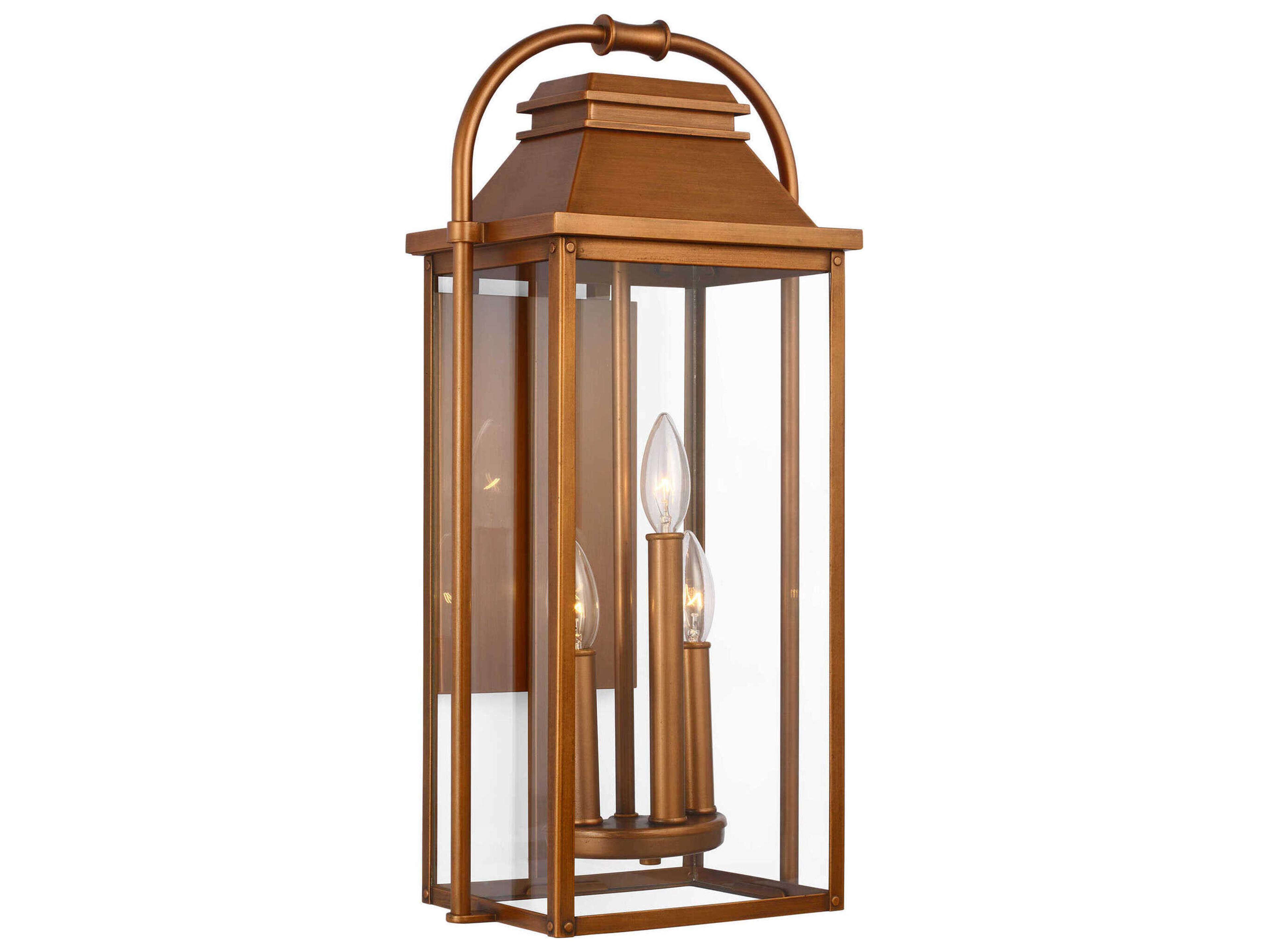 Visual Comfort Studio Wellsworth 3-Light Outdoor Wall Light