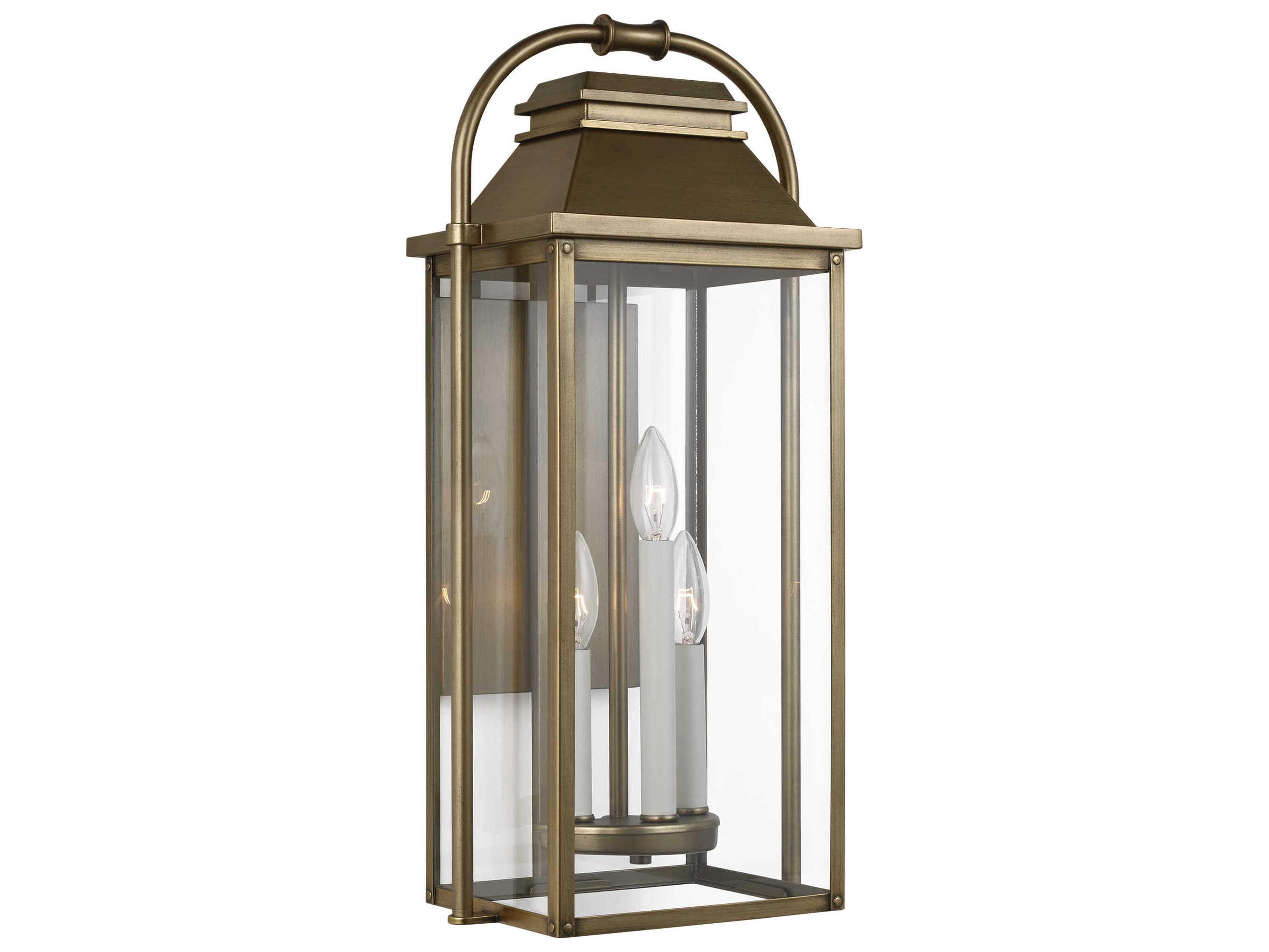 Visual Comfort Studio Wellsworth 3 - Light Outdoor Wall Light