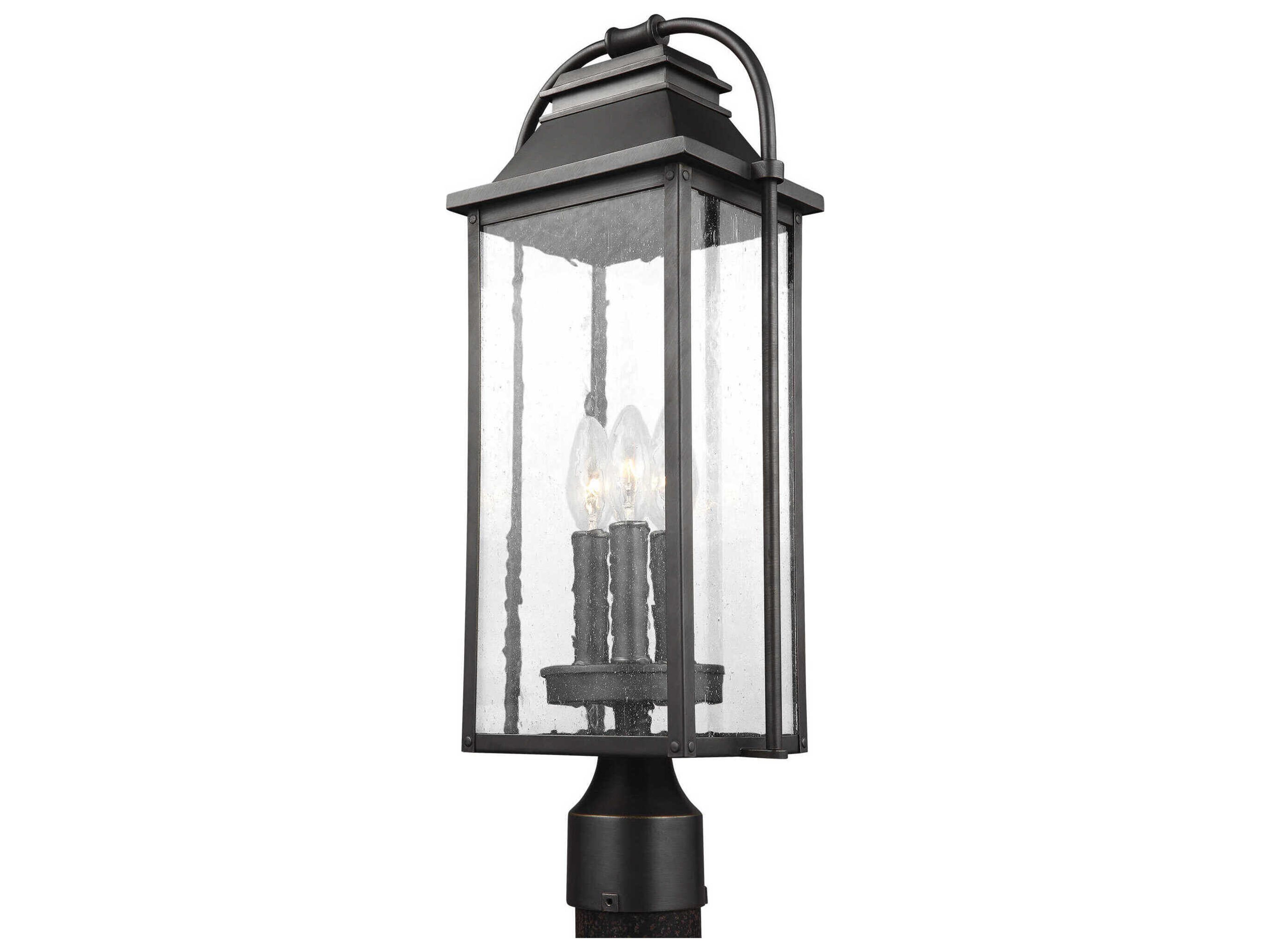 Visual Comfort Studio Wellsworth 3 - Light Outdoor Post Light