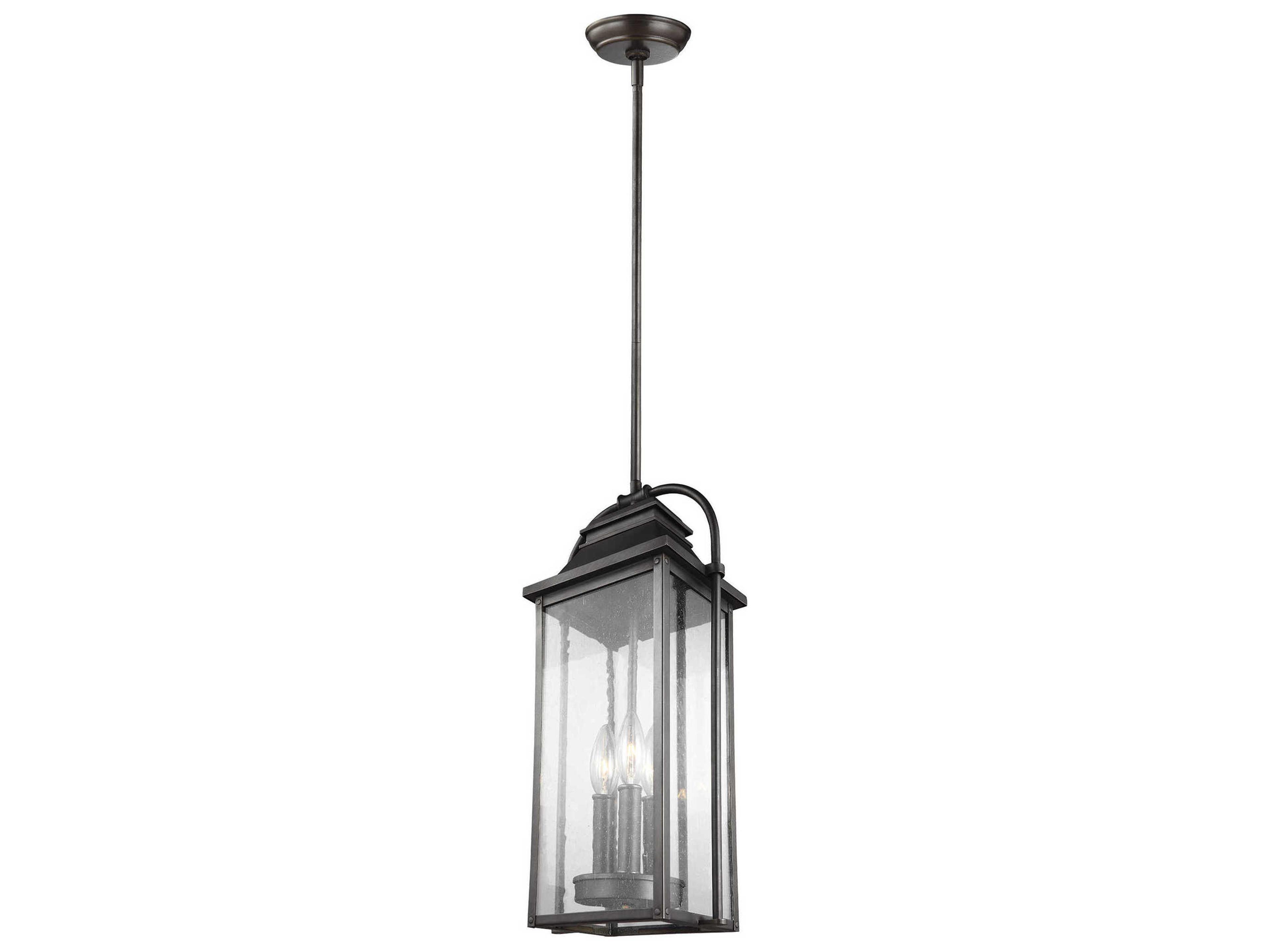 Visual Comfort Studio Wellsworth 3 - Light Outdoor Hanging Light