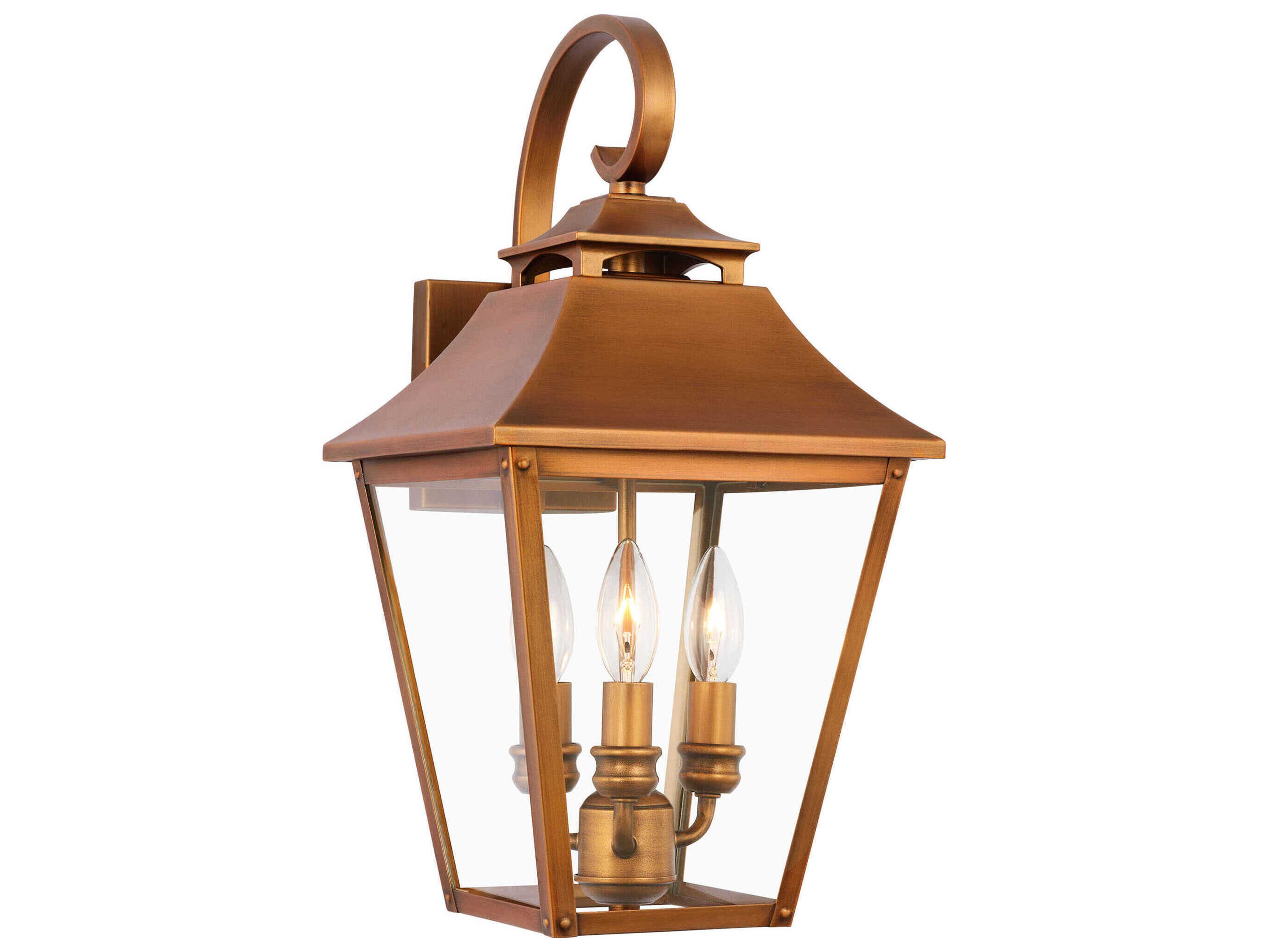 Visual Comfort Studio Galena 3-Light Outdoor Wall Light