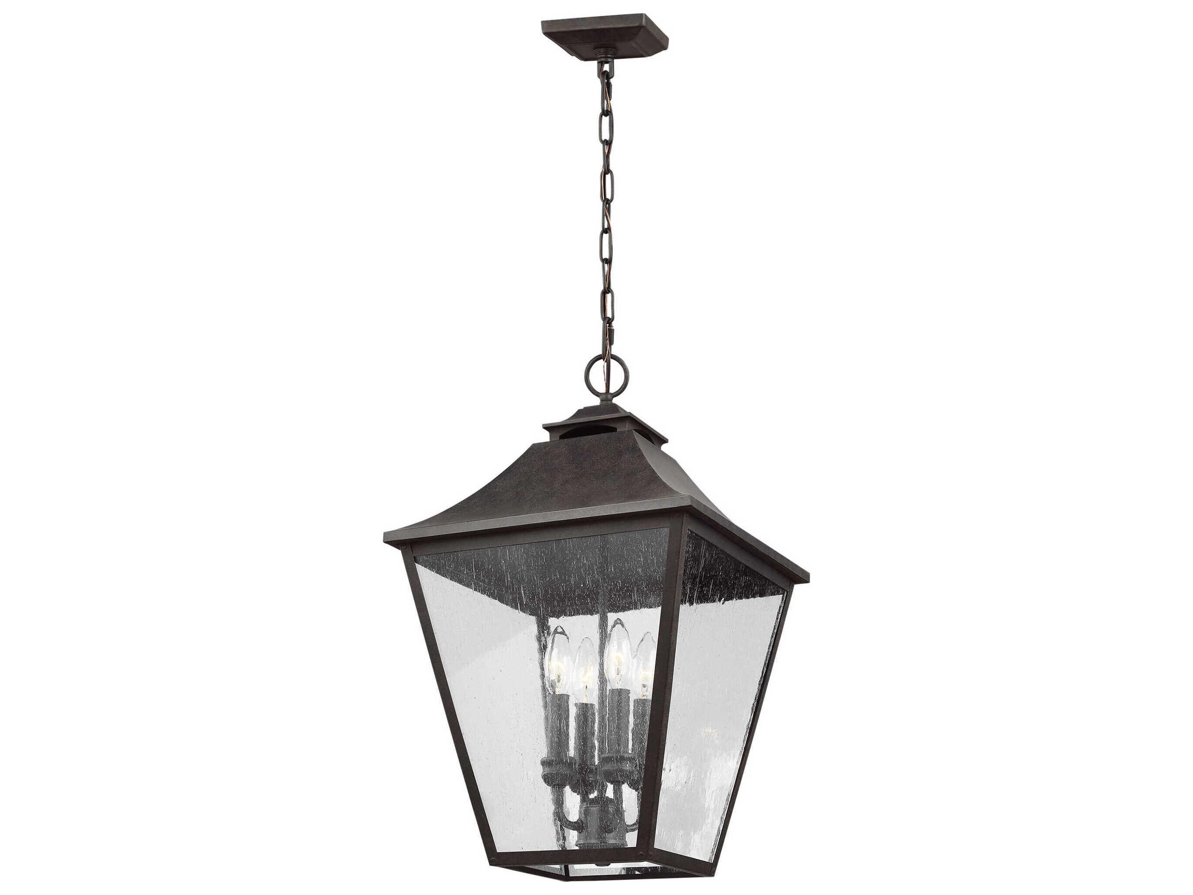 Visual Comfort Studio Galena 4 - Light Outdoor Hanging Light