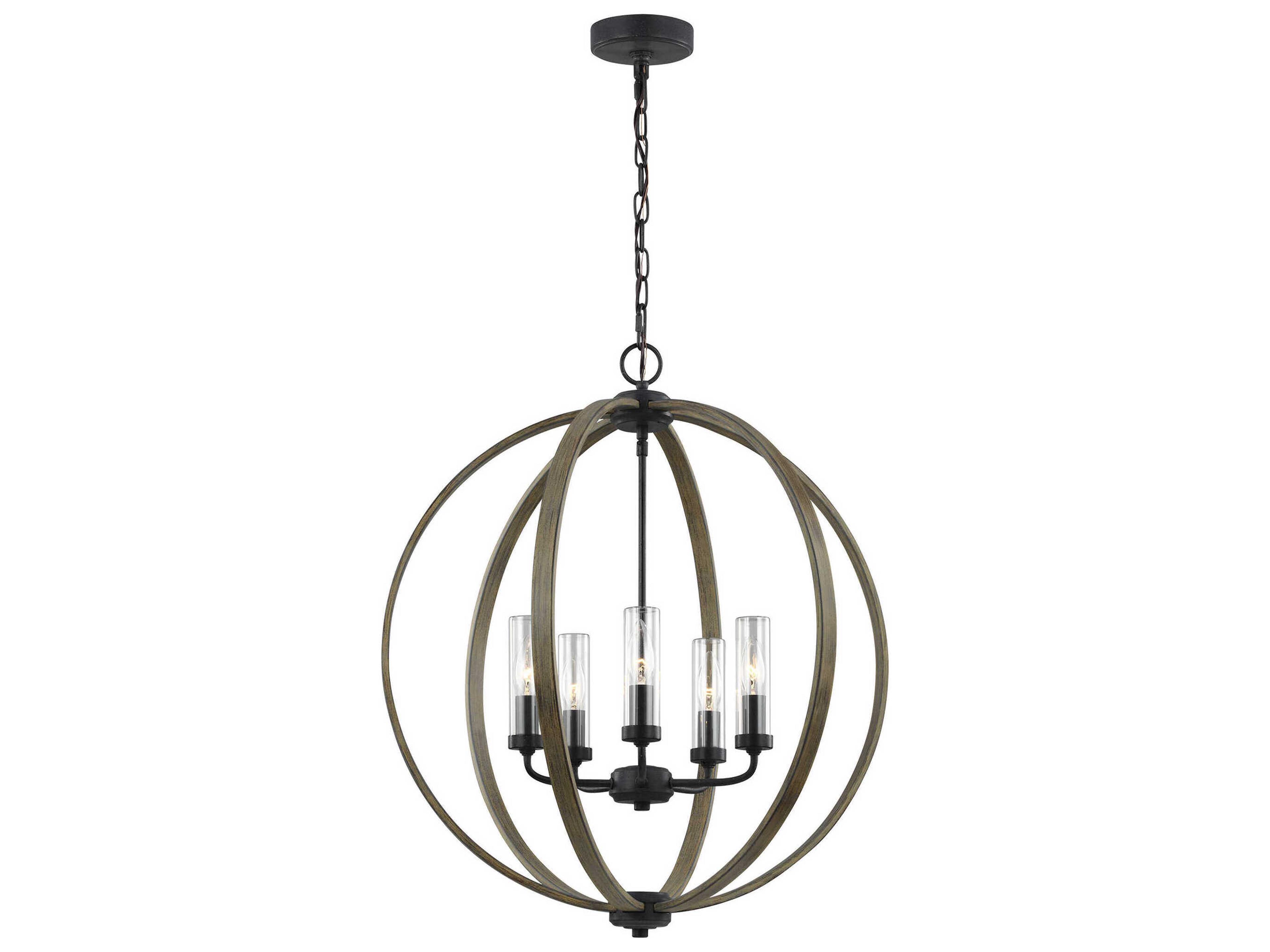 Visual Comfort Studio Allier 5 - Light Outdoor Hanging Light
