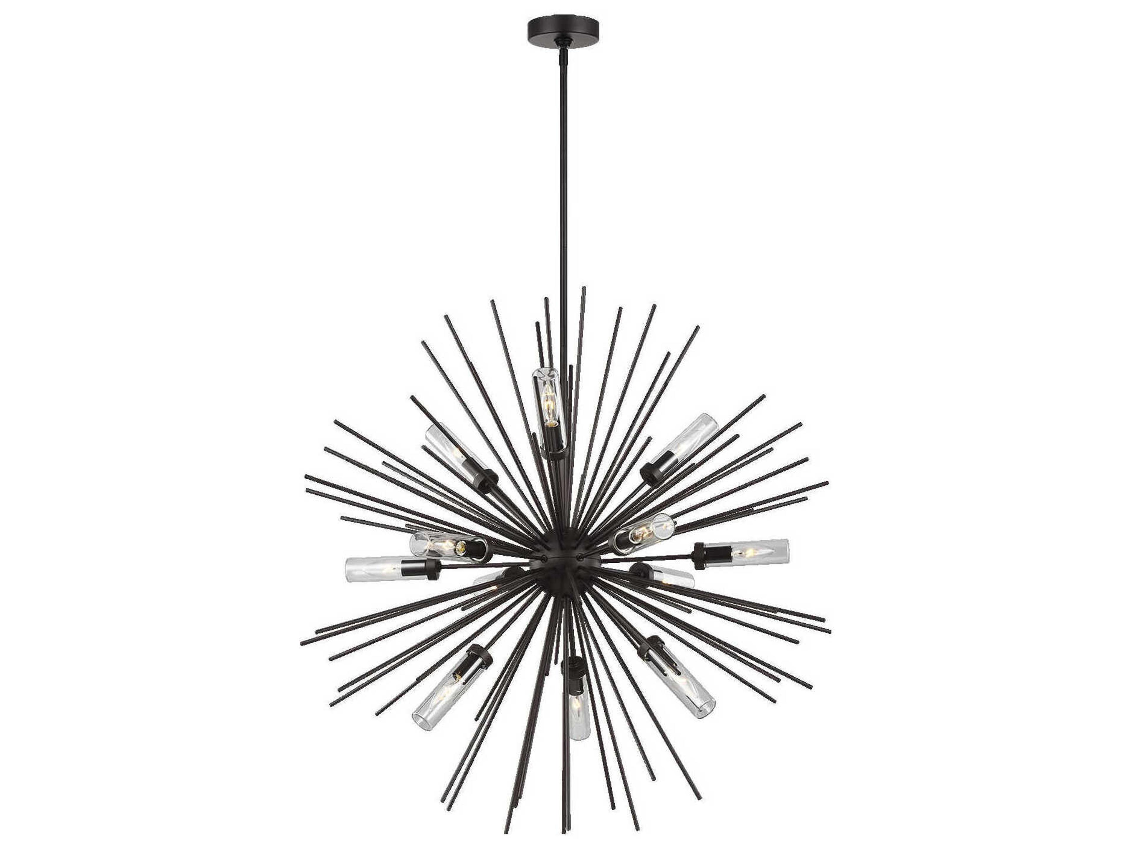 Visual Comfort Studio Hilo 12 - Light Outdoor Hanging Light