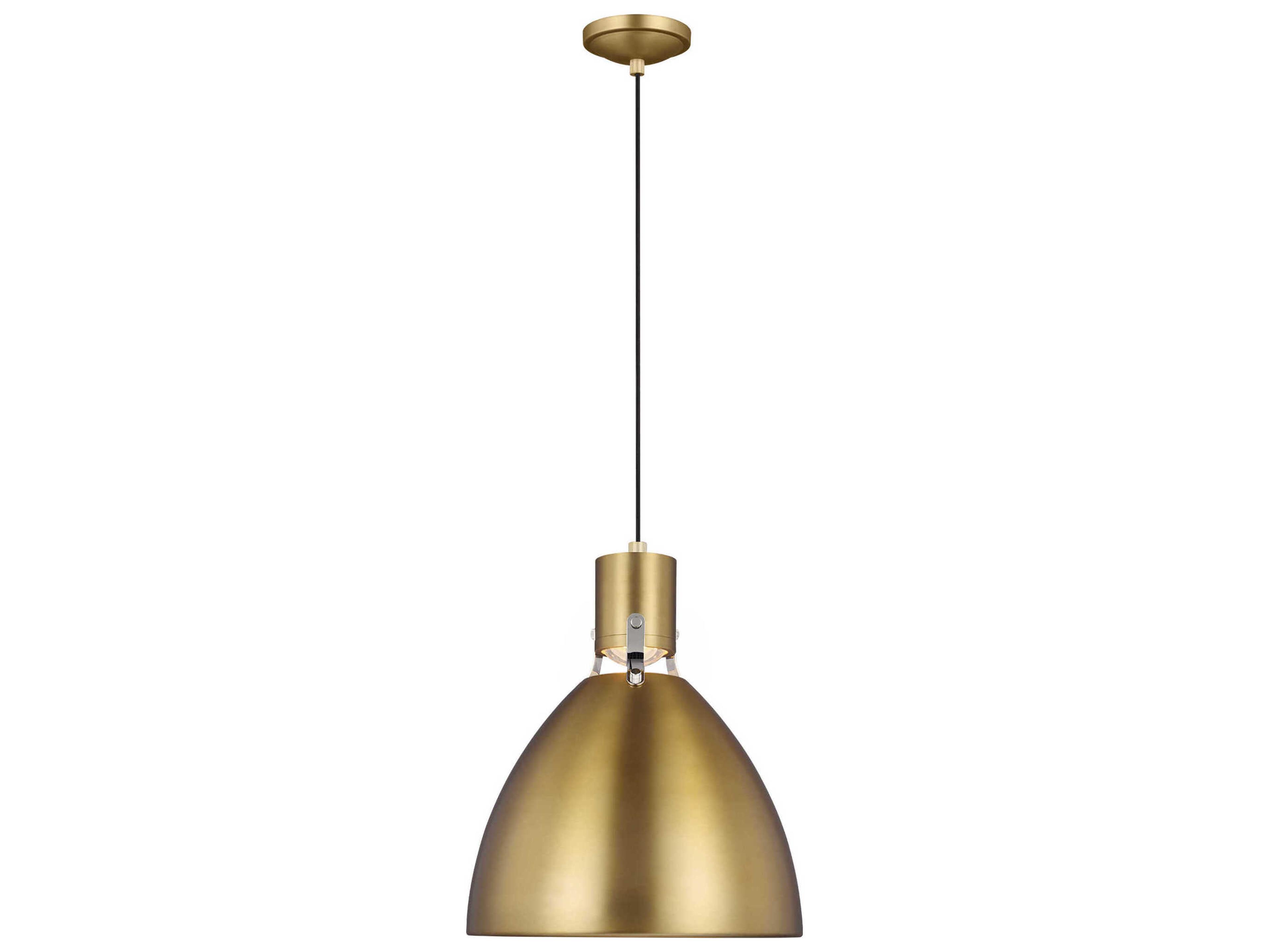 Visual Comfort Studio Brynne 1-Light Burnished Brass Pendant