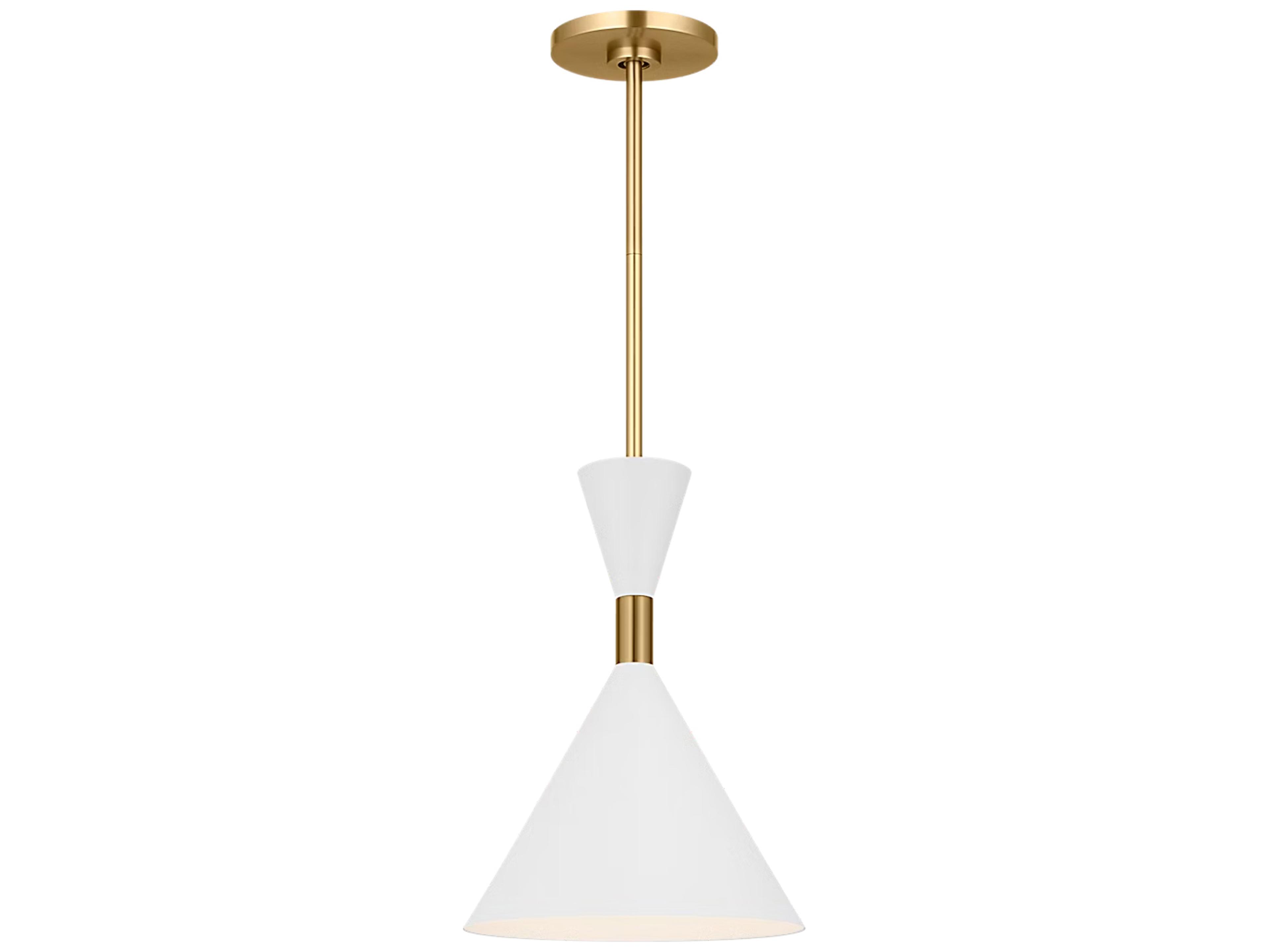 Visual Comfort Studio Bodhi Burnished Brass Mini Pendant