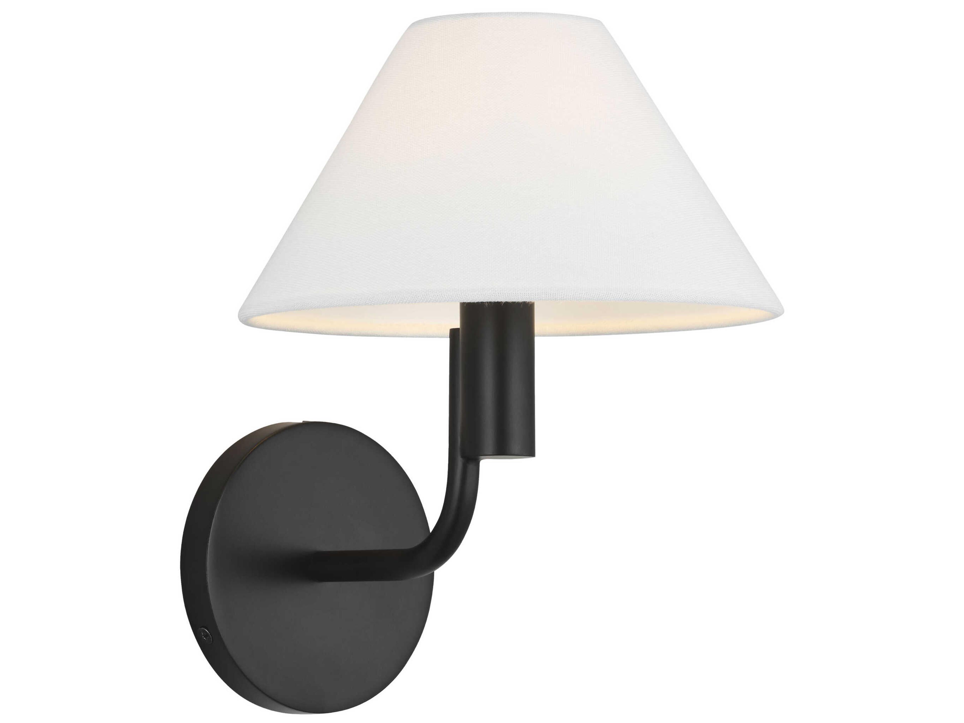 Visual Comfort Studio Colfax 1-Light Aged Iron Black Wall Sconce