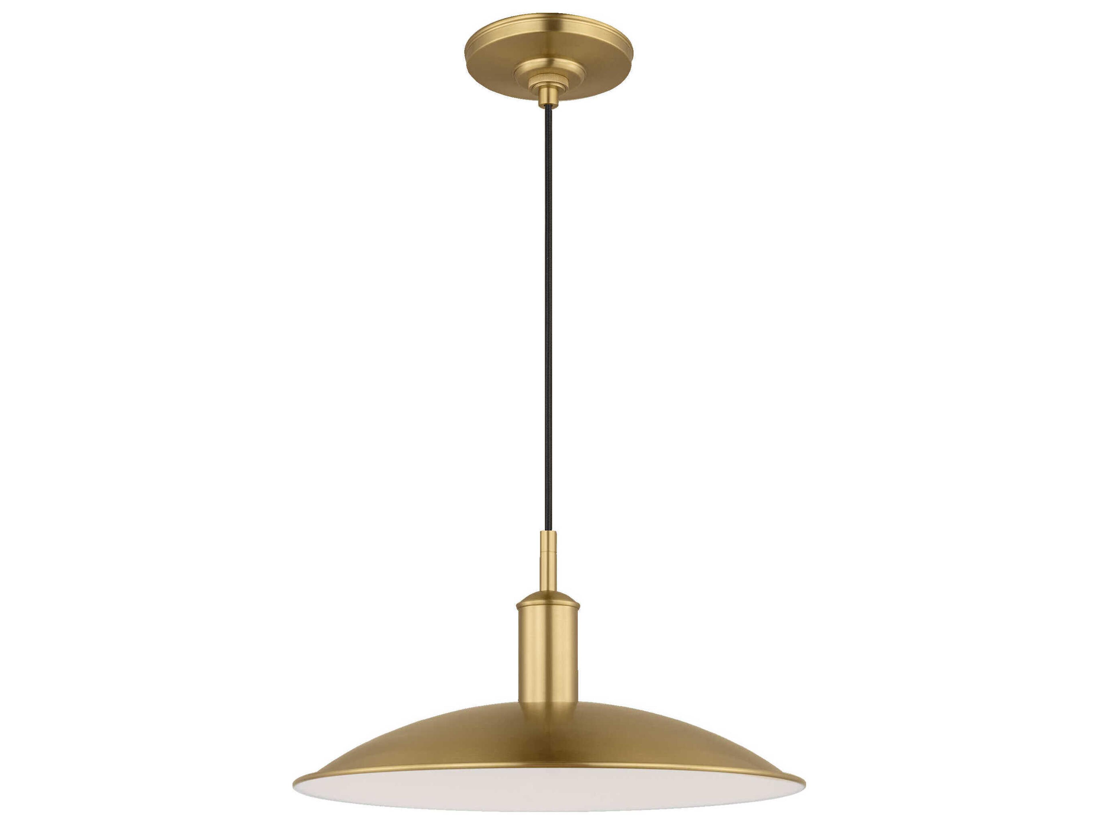 Visual Comfort Studio Dash 1-Light Burnished Brass Pendant