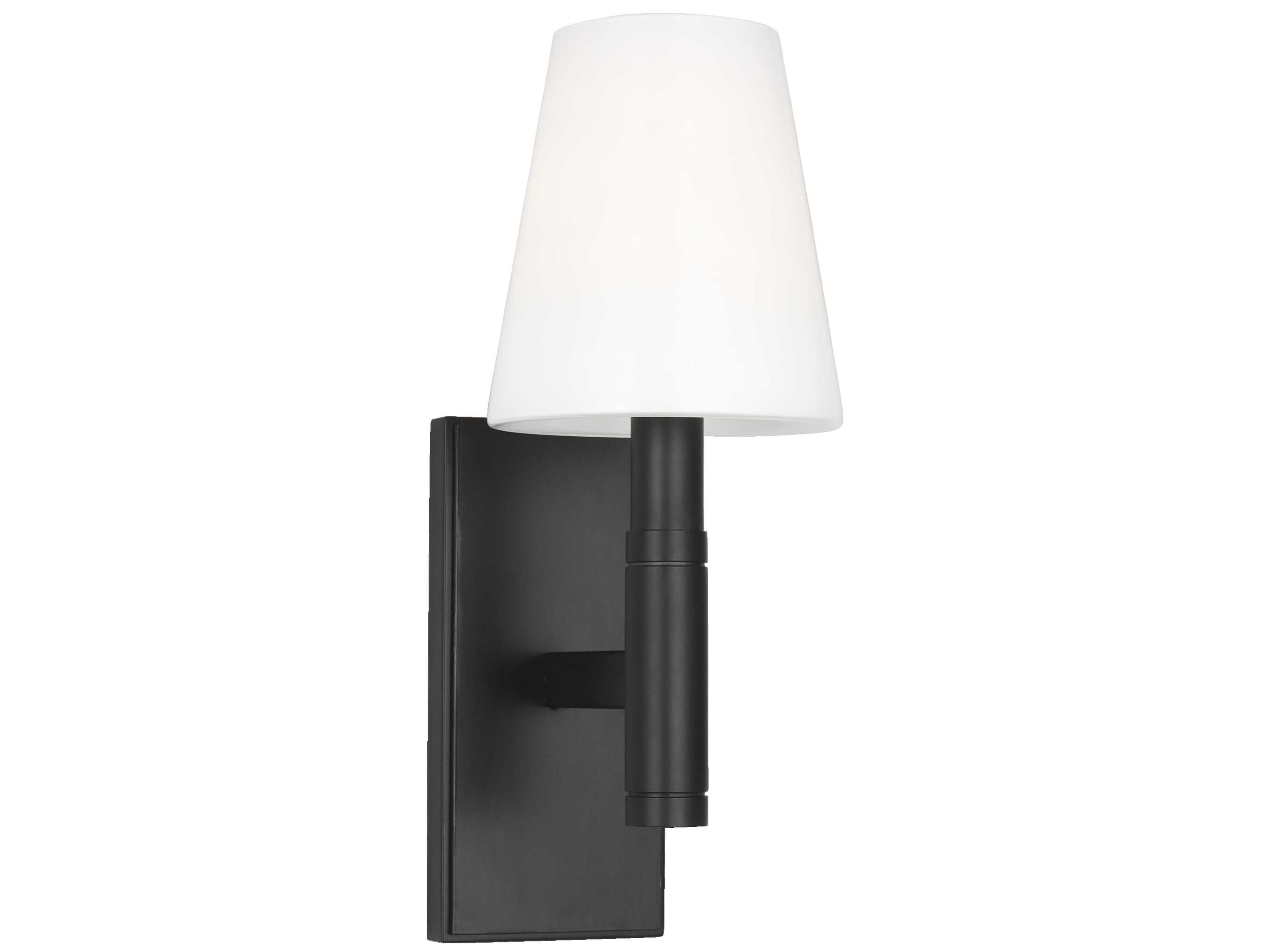 Visual Comfort Studio Beckham Classic 1-Light Aged Iron Black Wall Sconce