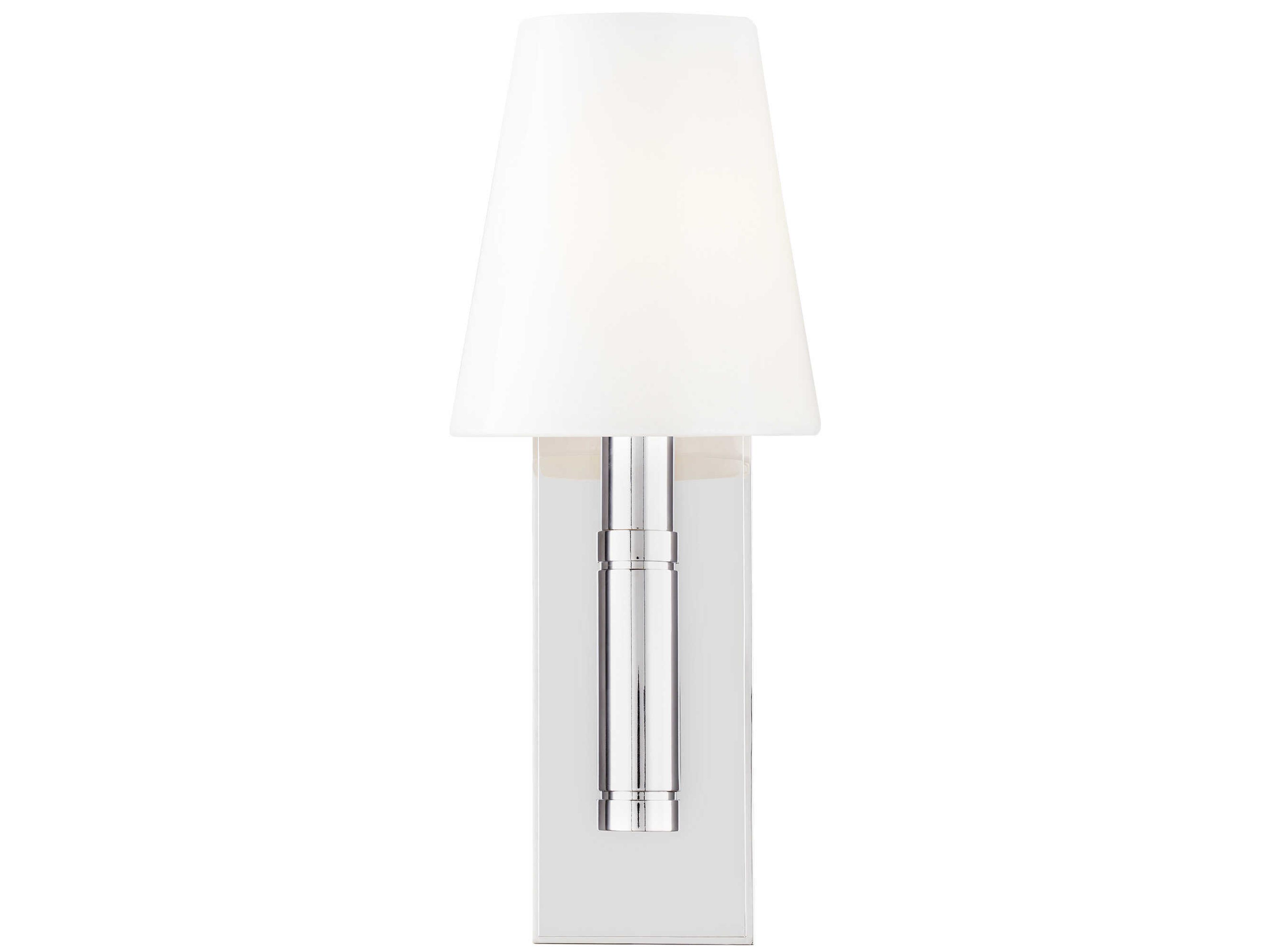 Visual Comfort Studio Beckham Classic 1-Light Polished Nickel Wall Sconce