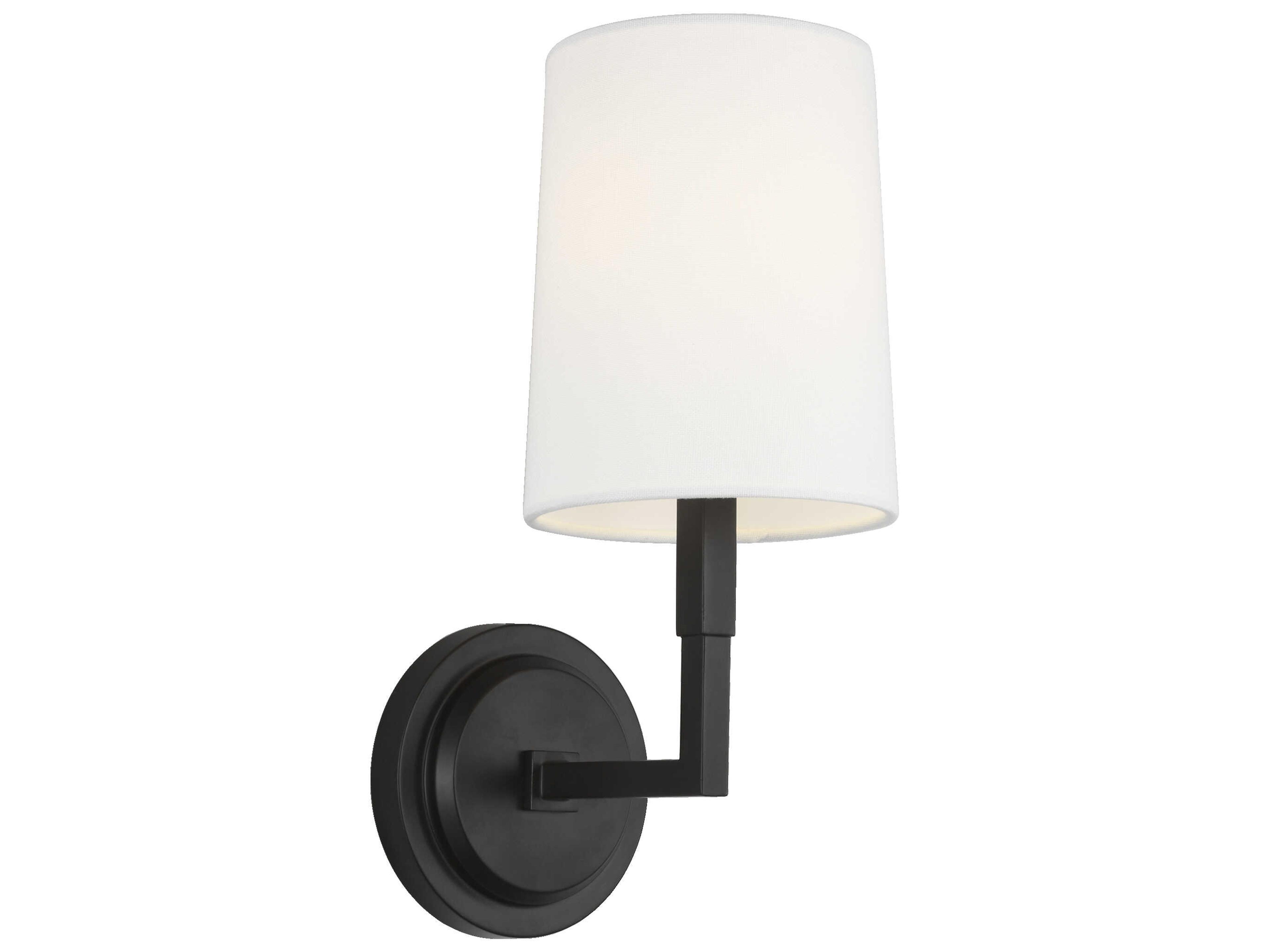 Visual Comfort Studio Danica 1-Light Aged Iron Black Wall Sconce