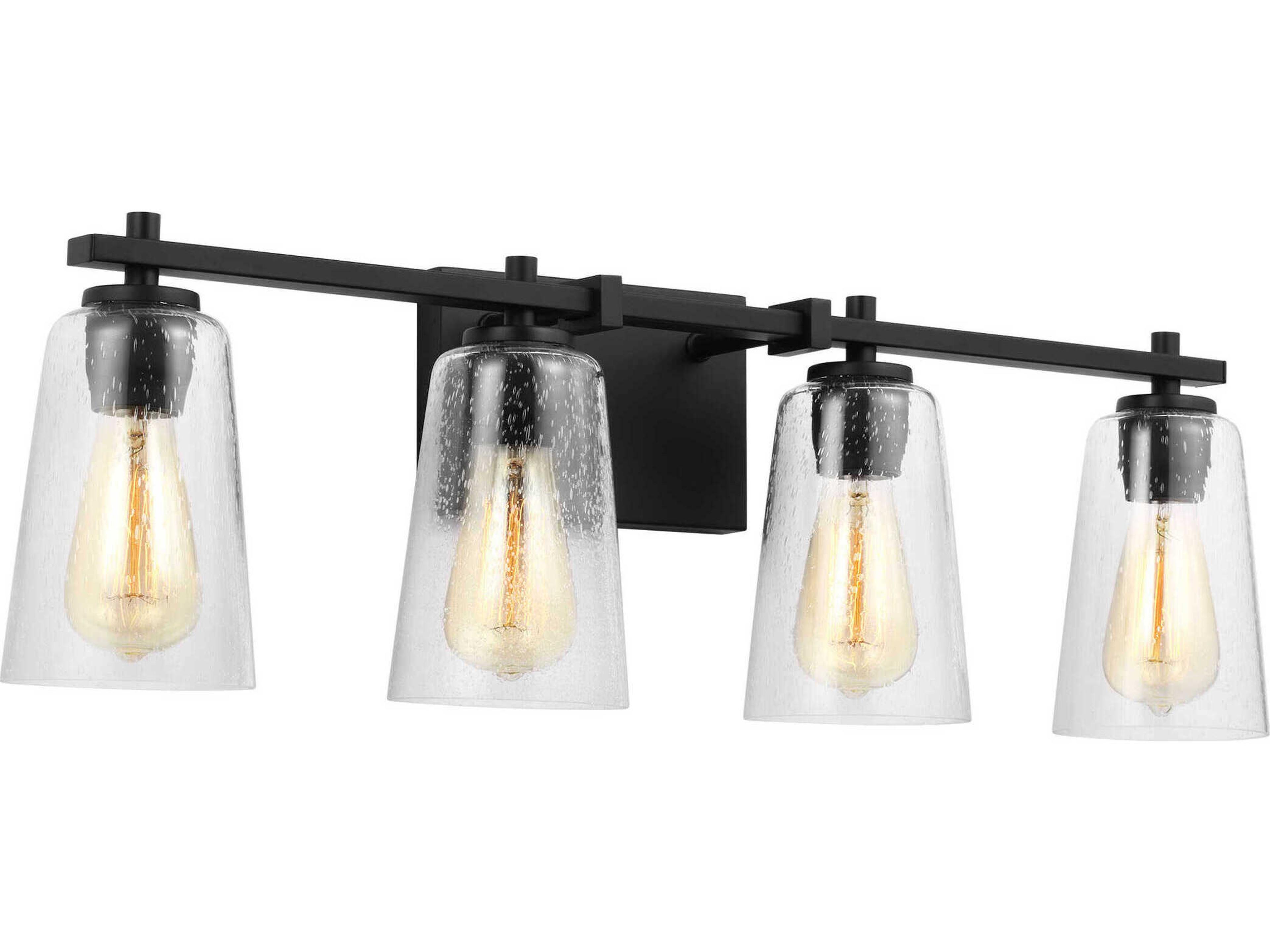 Visual Comfort Studio Mercer 4-Light Midnight Black Vanity Light