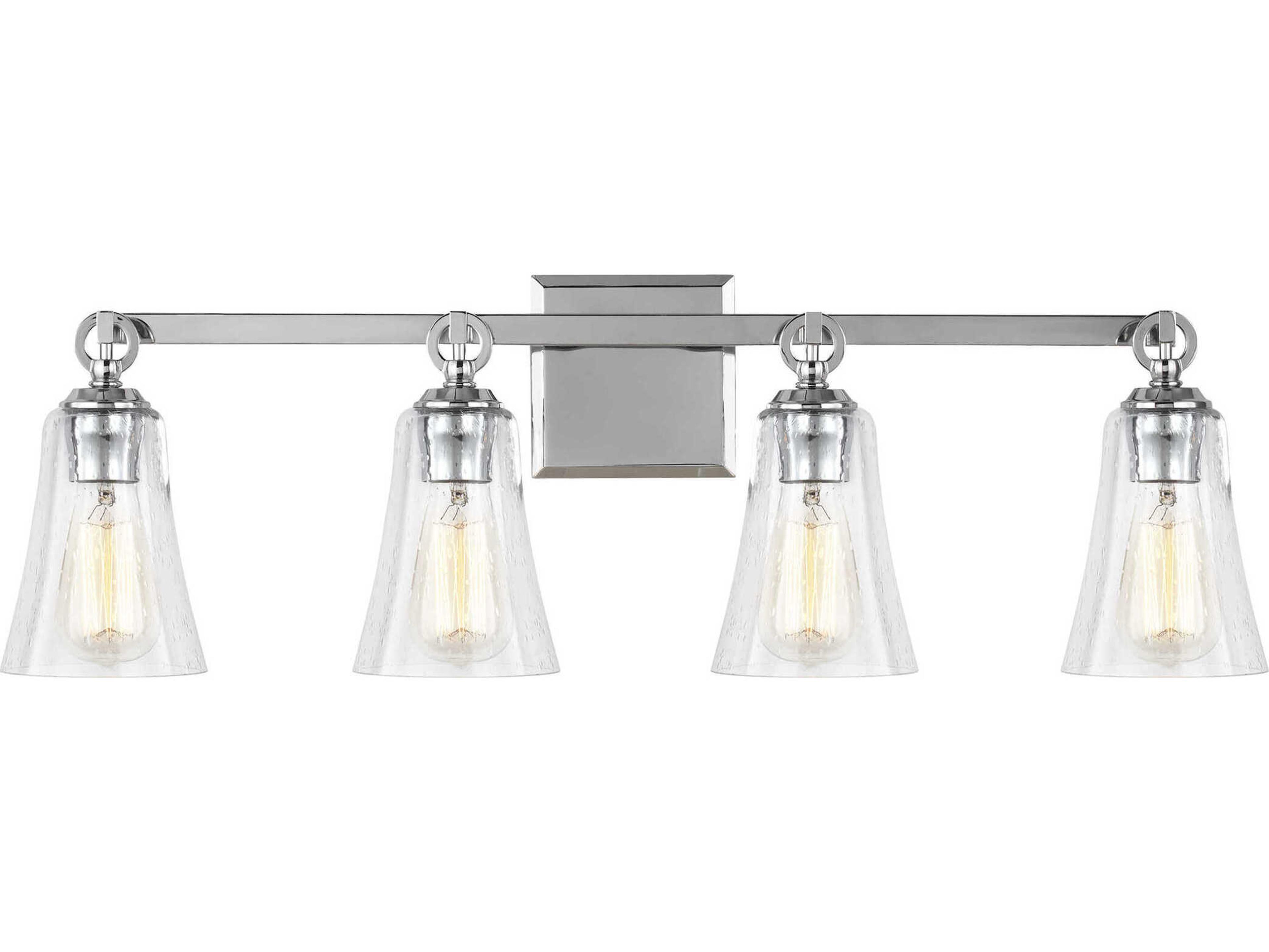 Visual Comfort Studio Monterro 4-Light Chrome Vanity Light