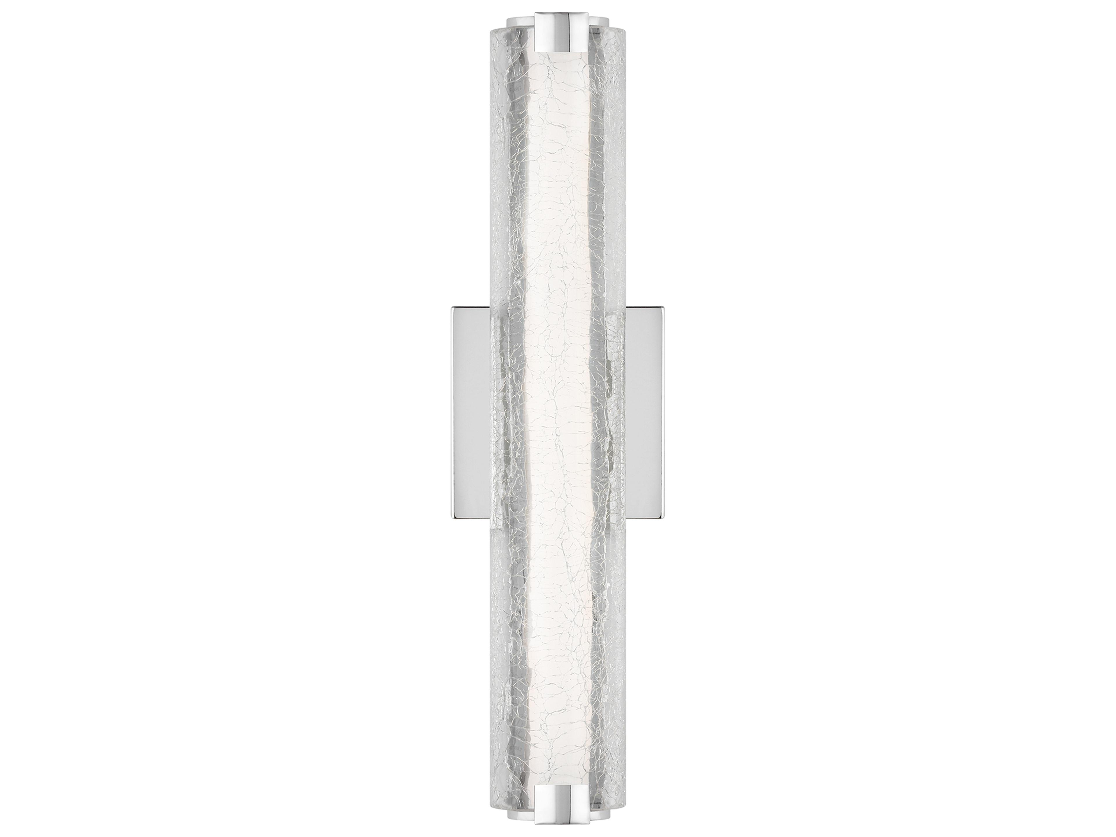 Visual Comfort Studio Cutler 1-Light Chrome Wall Sconce