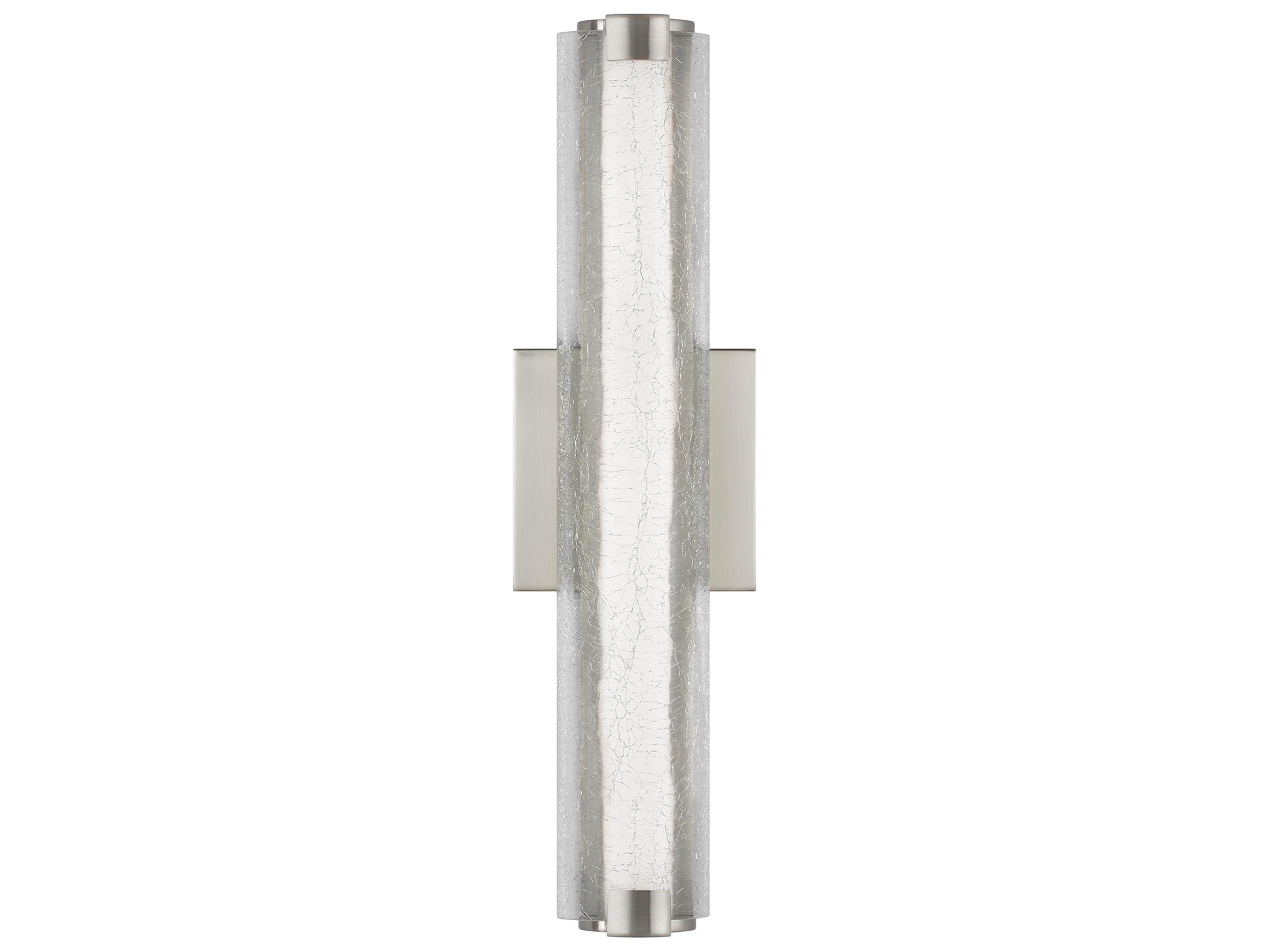 Visual Comfort Studio Cutler 1-Light Satin Nickel Wall Sconce
